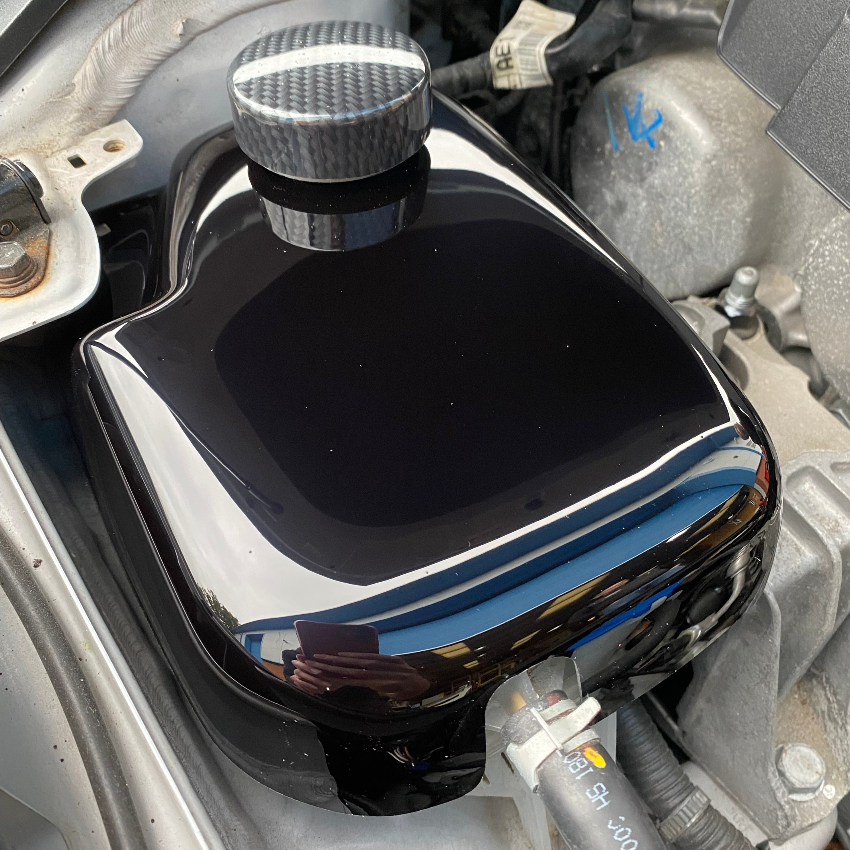Proform Kühlmitteltankdeckel-Abdeckung – Hyundai i30 / Kona N / Veloster N (Kunststoffoberflächen)