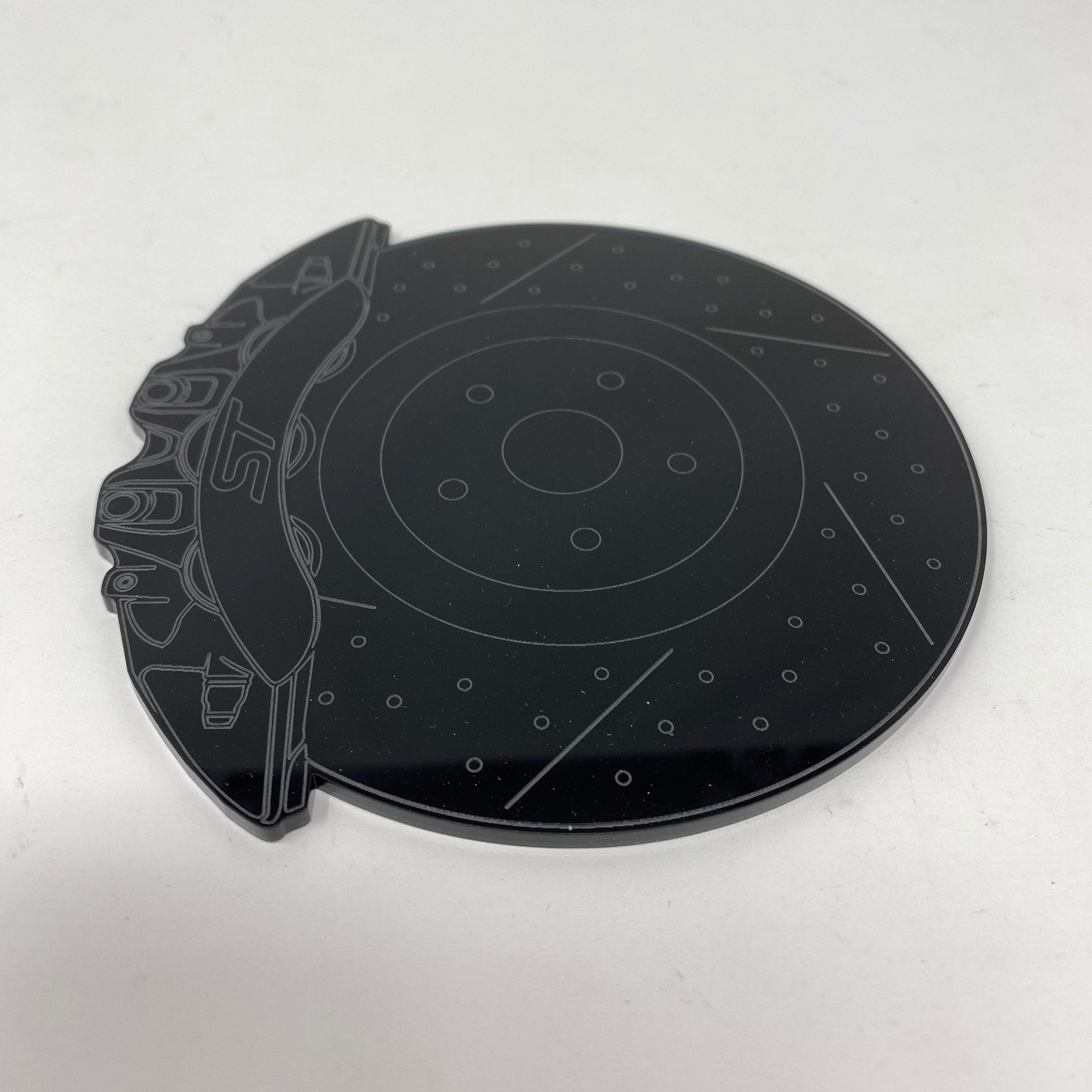 Brake Disc / Caliper Engraved Drinks Coaster - RS / ST / VXR