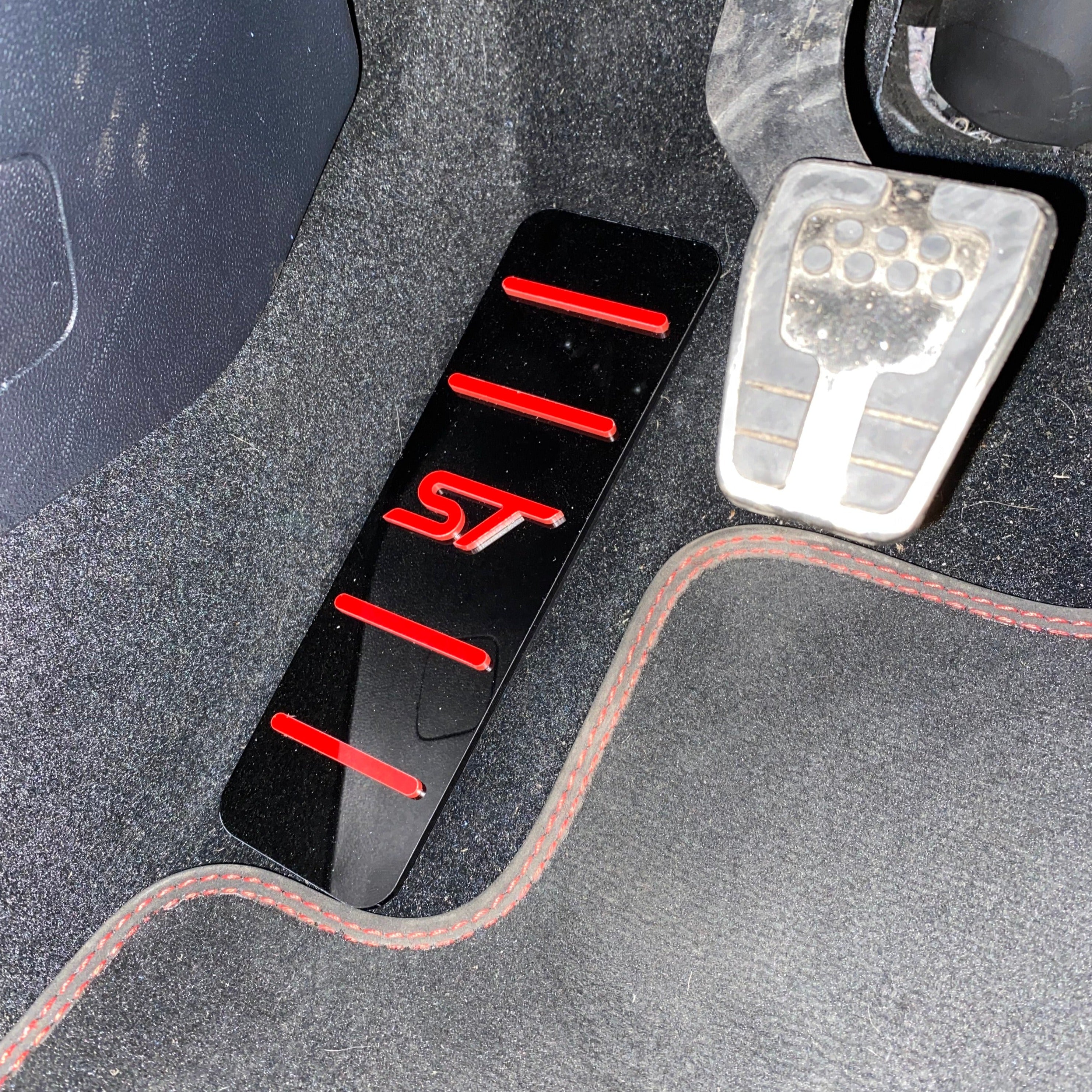 Mk2/2.5 Puma ST Dead Pedal / Foot Rest Plate (4D Acrylic)