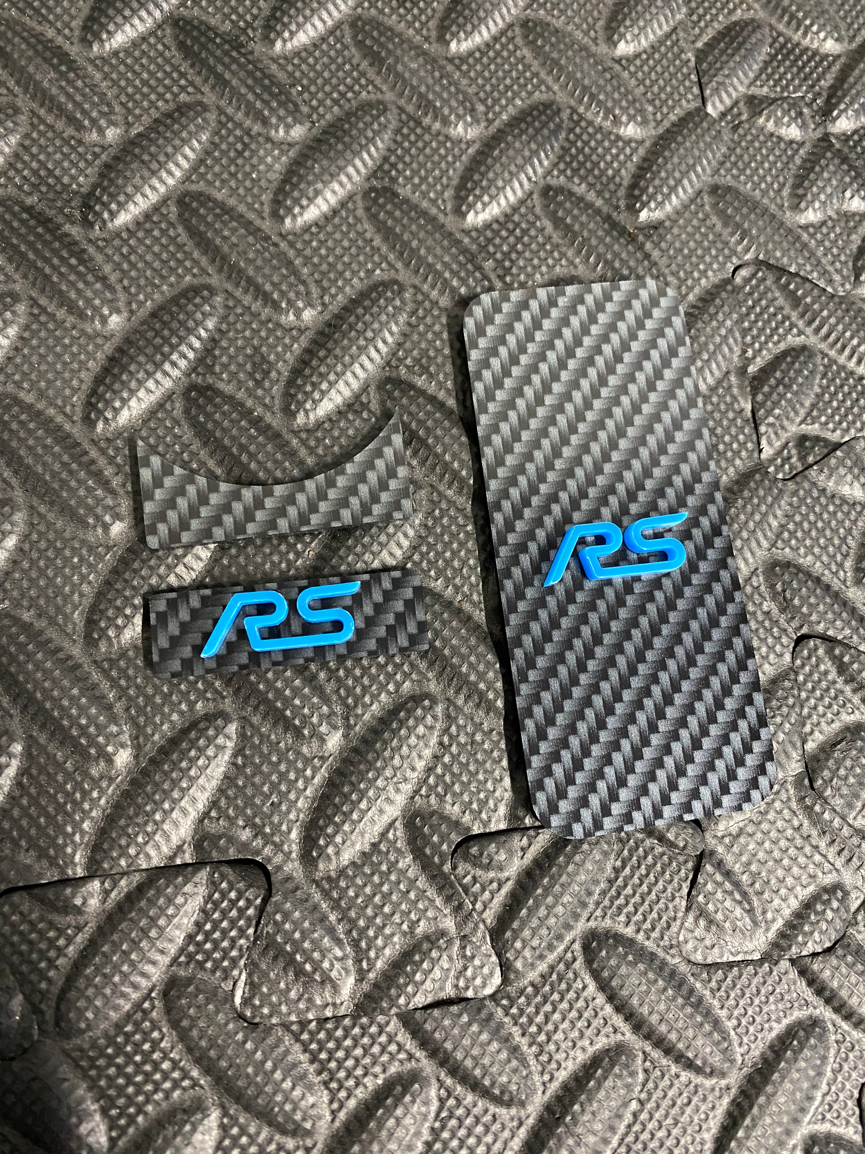 Mk3/3.5 Focus RS / ST Türgriffeinsätze (3D-Logo)