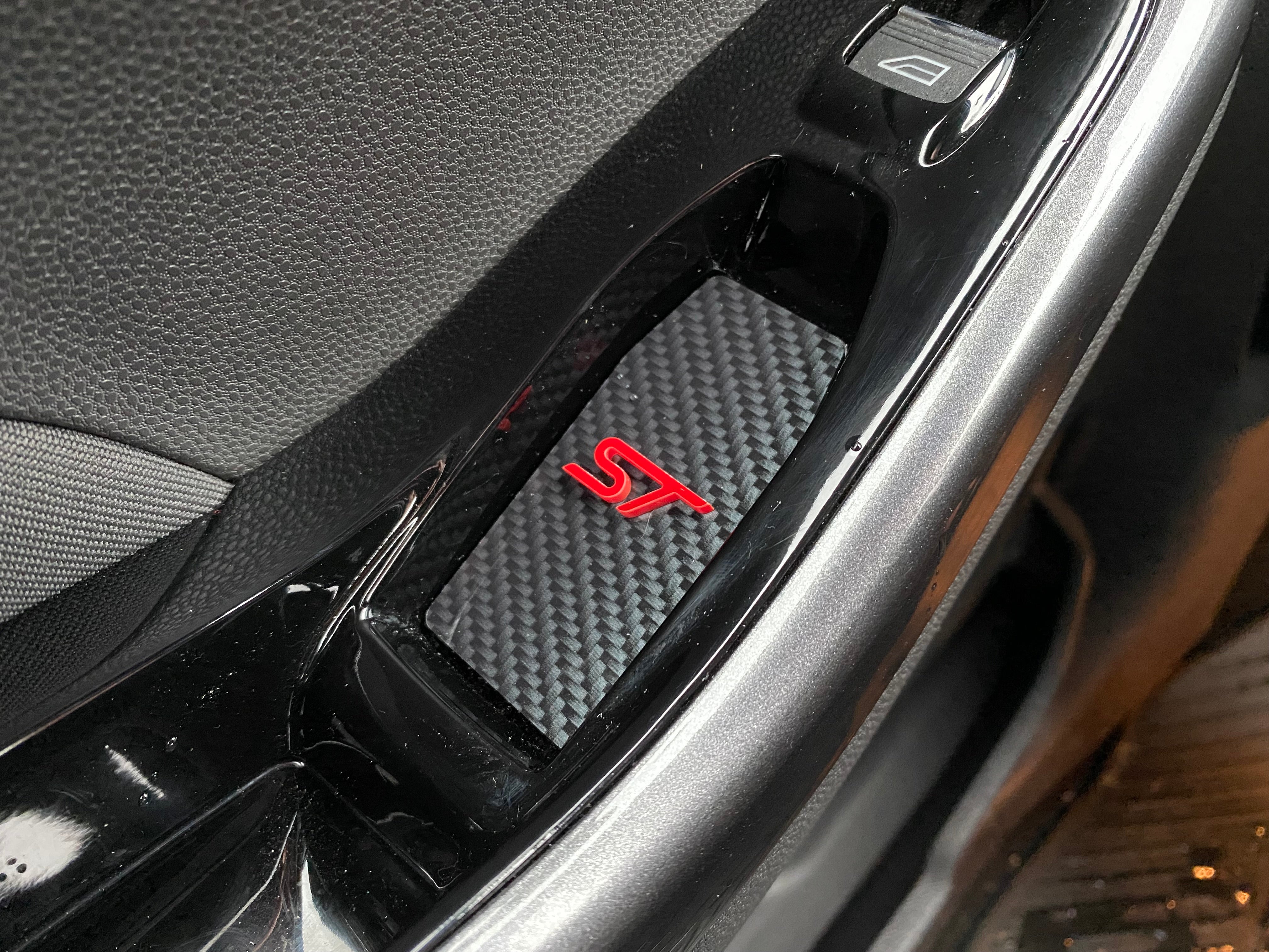 Mk7.5 Fiesta ST180 / ST200 Door Handle Inserts (3D Logo)