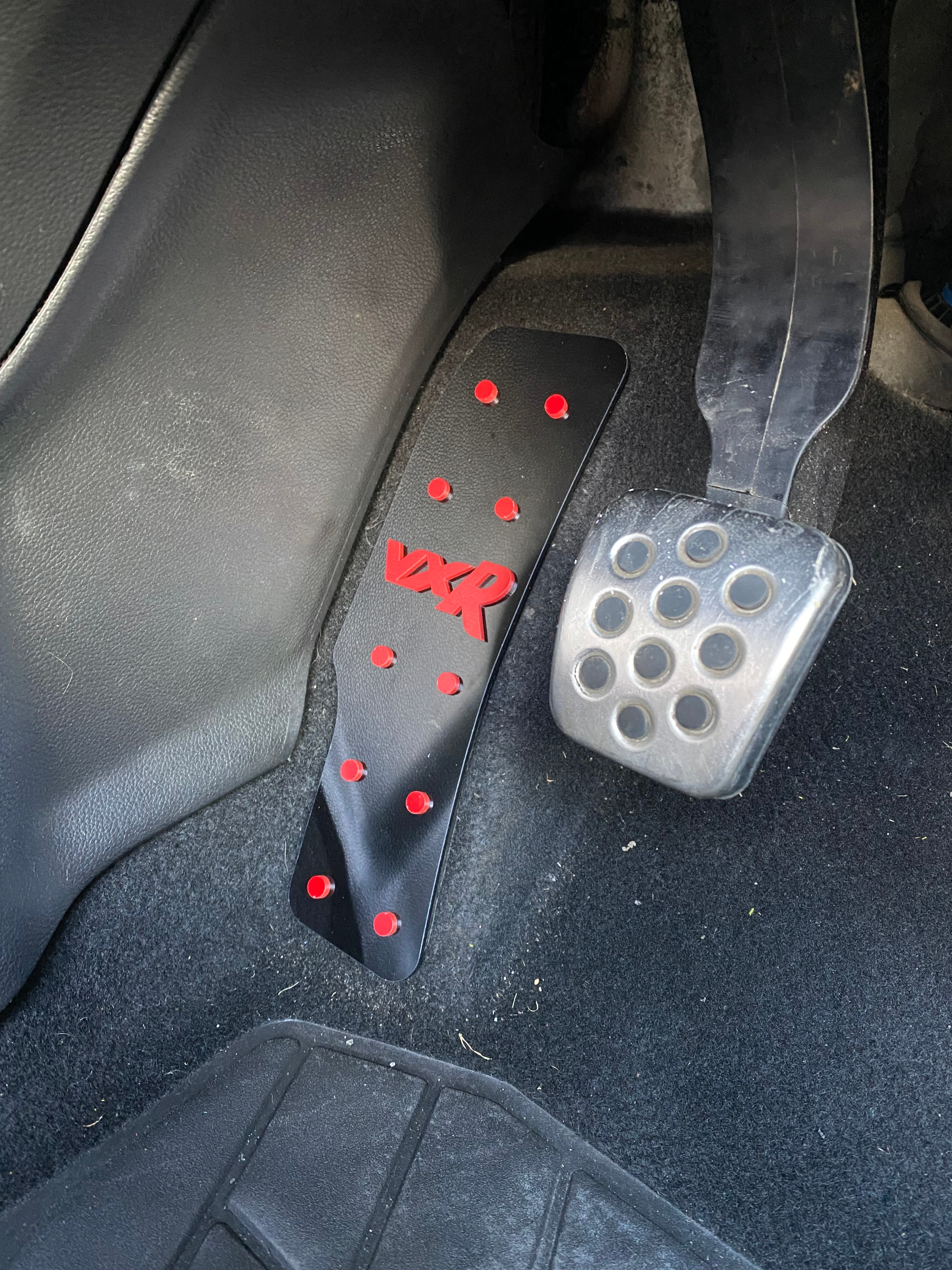 Clearance - Dead Pedal / Foot Rest Plate - Vauxhall Astra J VXR (4D Acrylic)