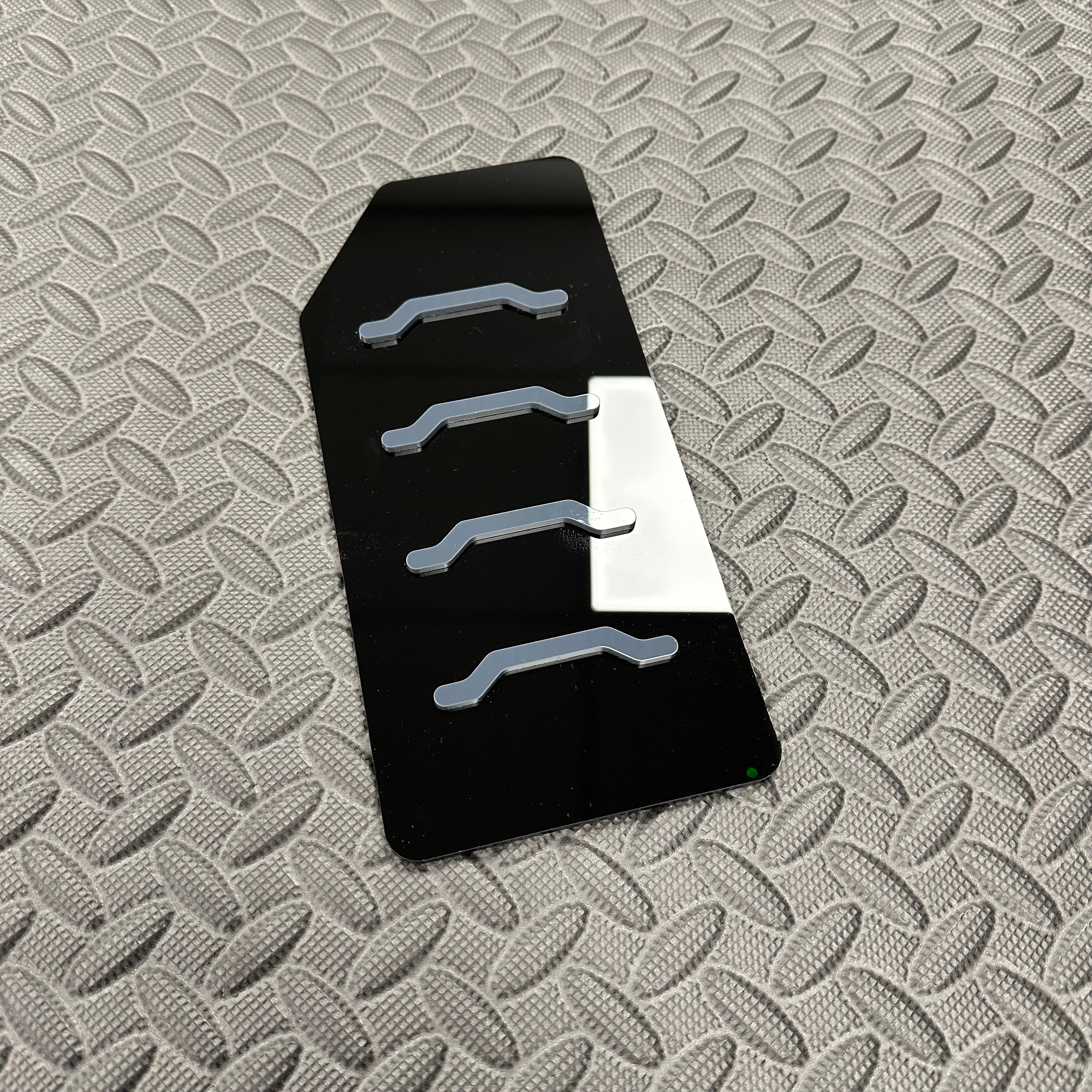 Proform Dead Pedal / Foot Rest Plate (4D Acrylic) - Fits Hyundai i30N