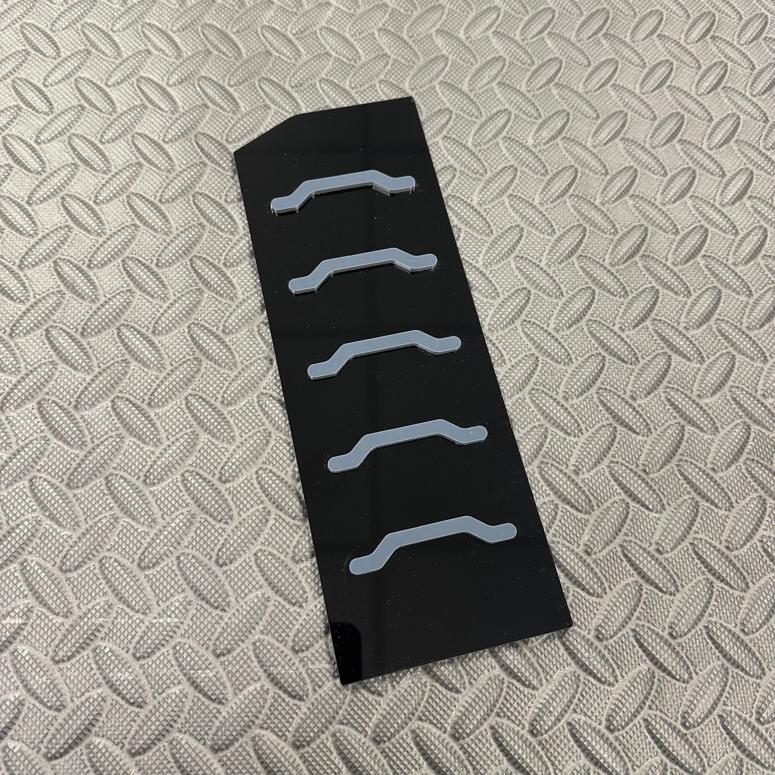 Proform Dead Pedal / Foot Rest Plate (4D Acrylic) - Fits Hyundai i20N