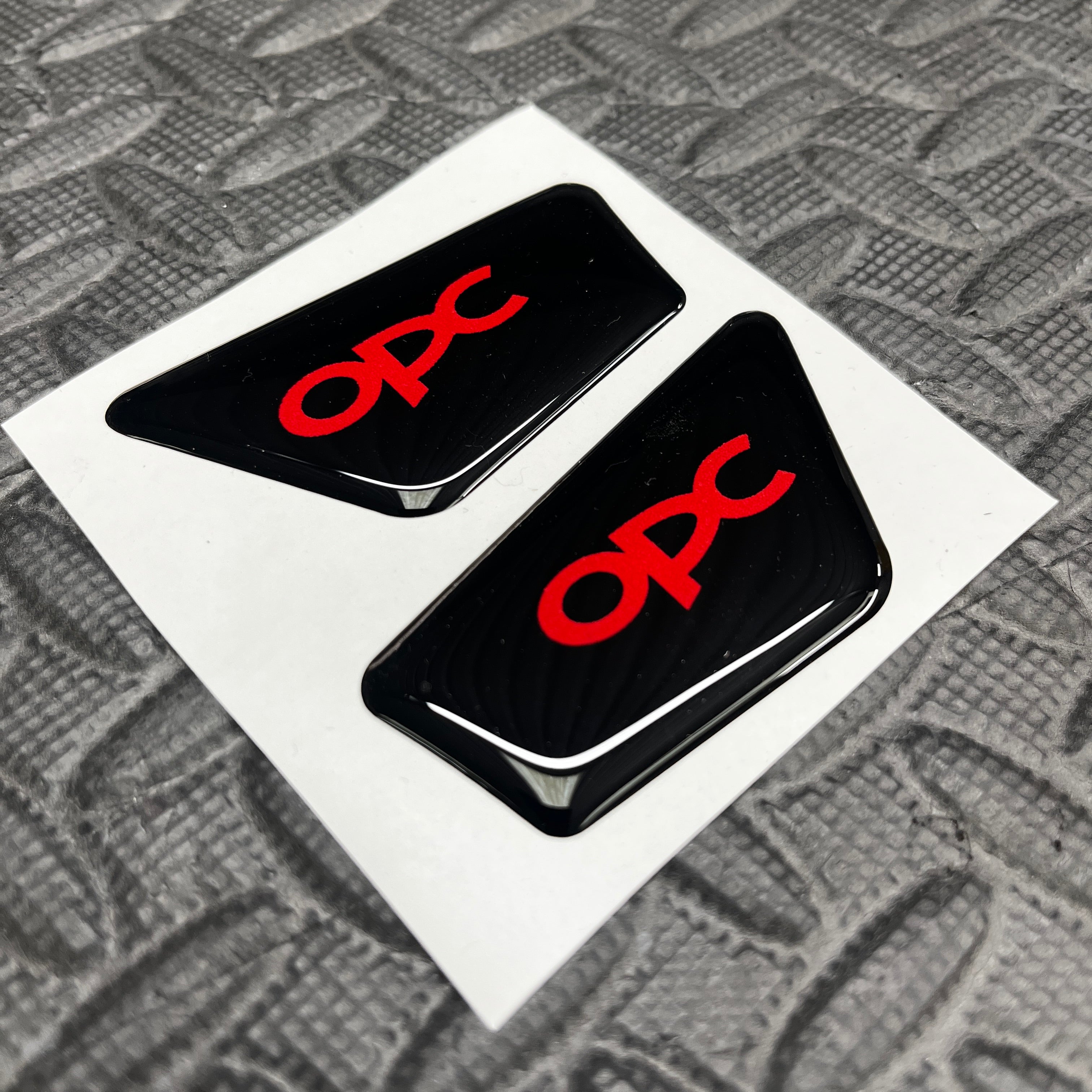 Badges en gel pour poignées de porte Vauxhall Astra J / Opel VXR