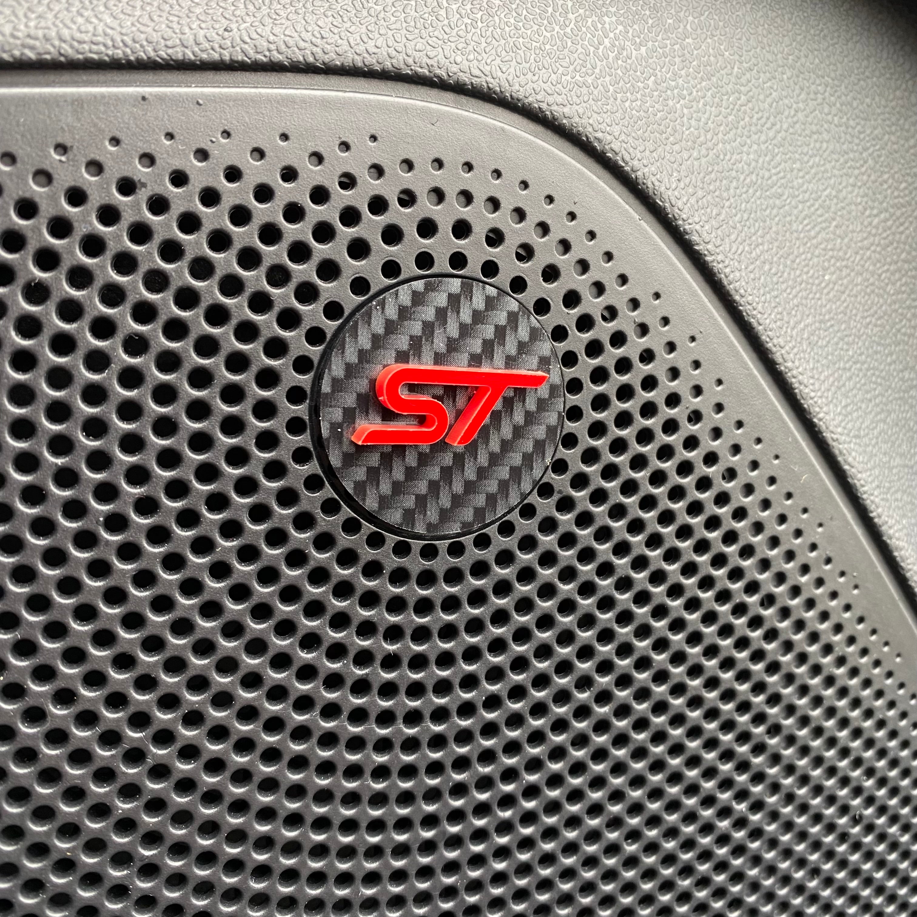 Ensemble d'inserts de haut-parleurs de porte avant pour Fiesta ST Mk8/8.5 et Focus ST Mk4/4.5