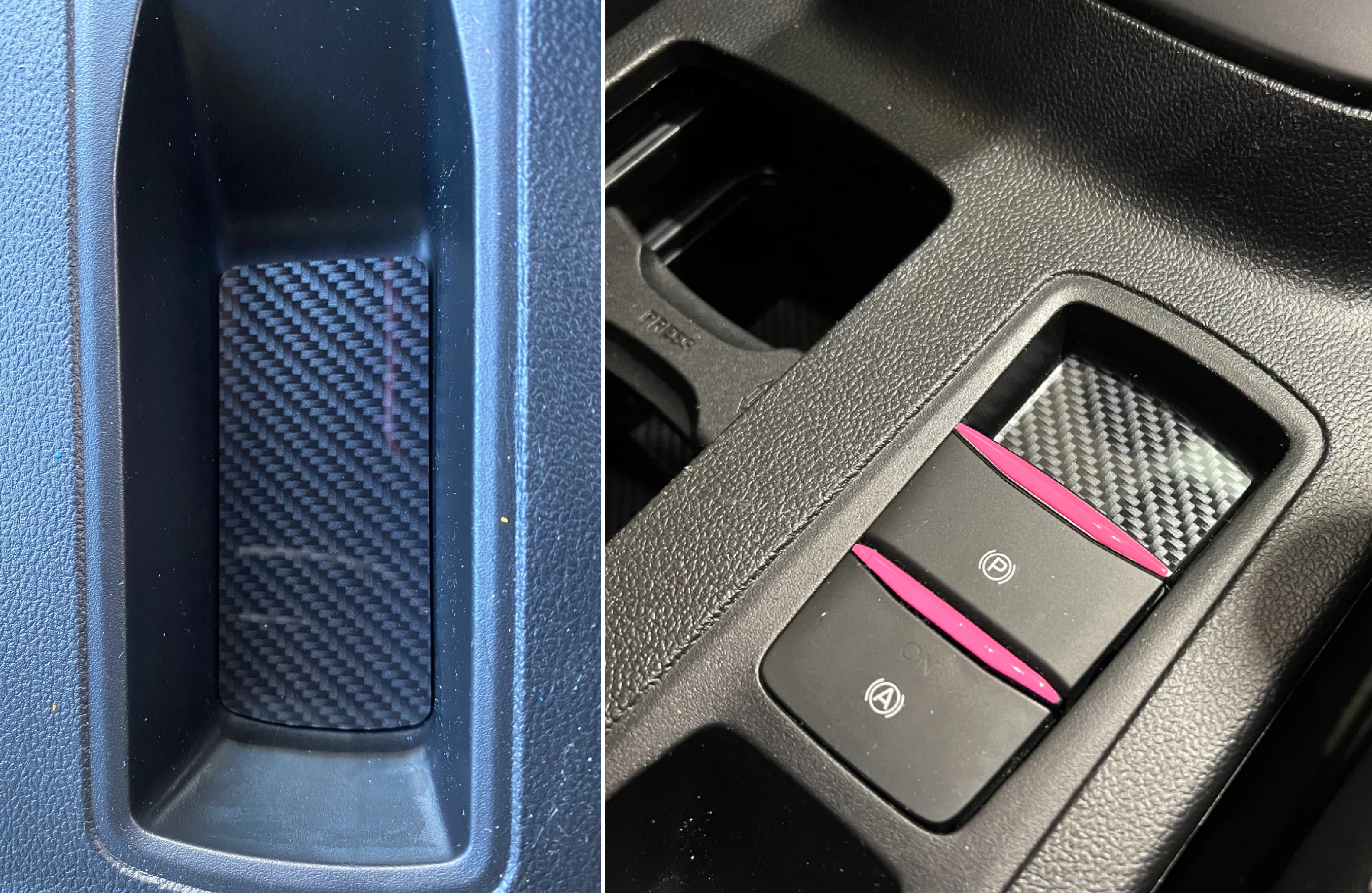 Mk4 Focus Centre Console Insert Plate Set
