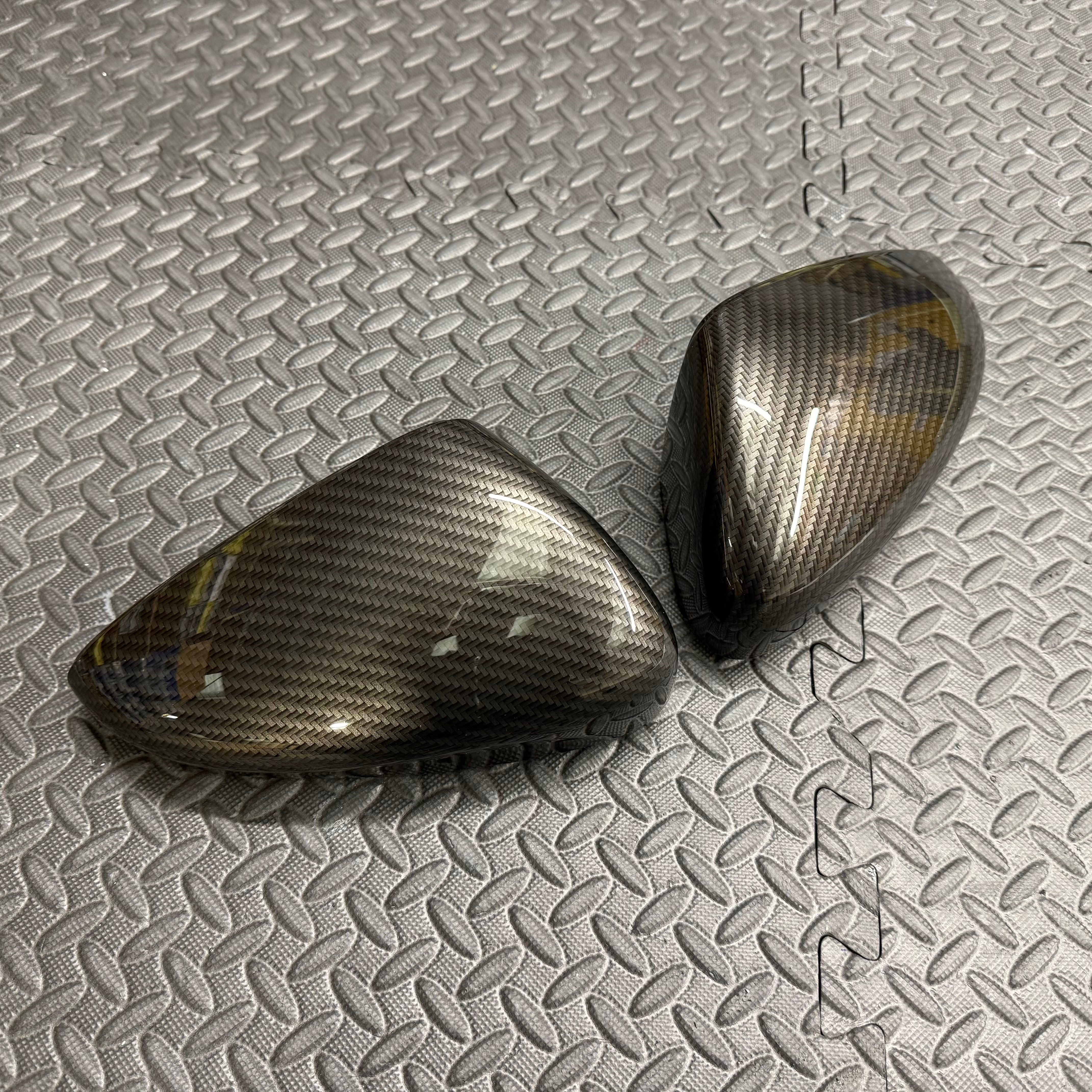 Mirror Caps - MK4/4.5 Focus - Hydrodipped Carbon Fibre Effect