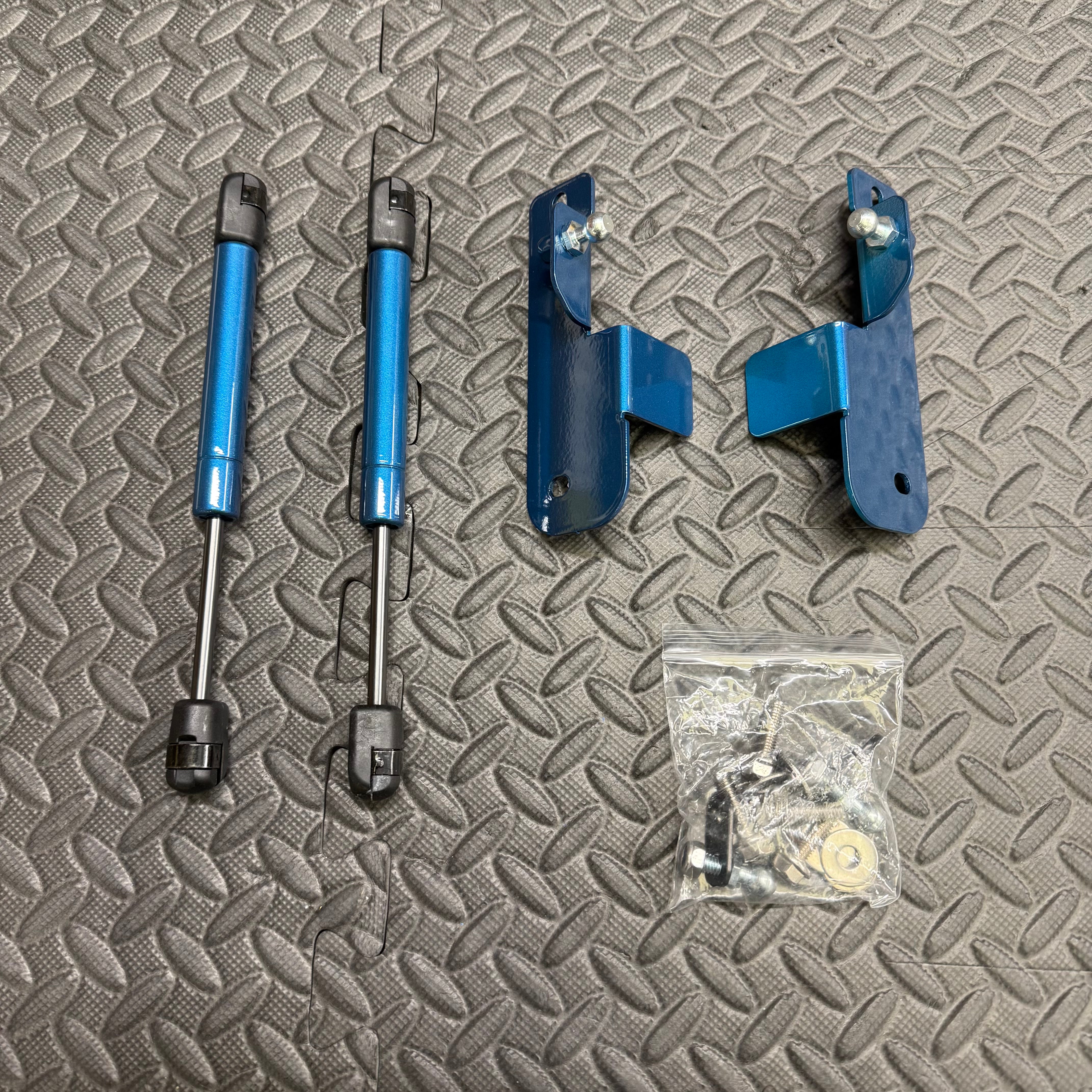 Mk8/8.5 Fiesta inc ST Gas Strut Bonnet Lifters - Painted New Performance Blue