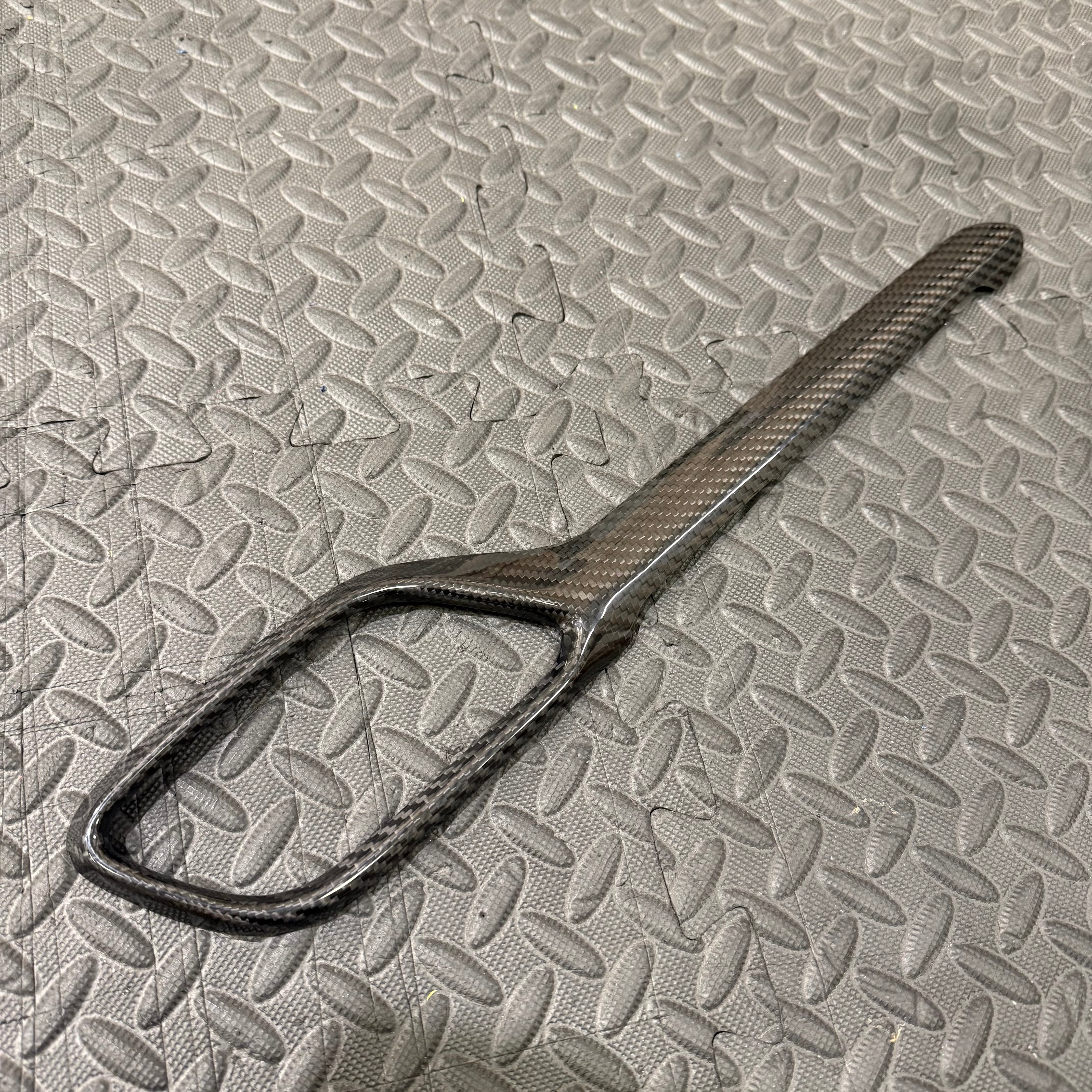Mk8/8.5 Fiesta Real Carbon Fibre Passenger Side Heater Vent Trim - Gloss Finish