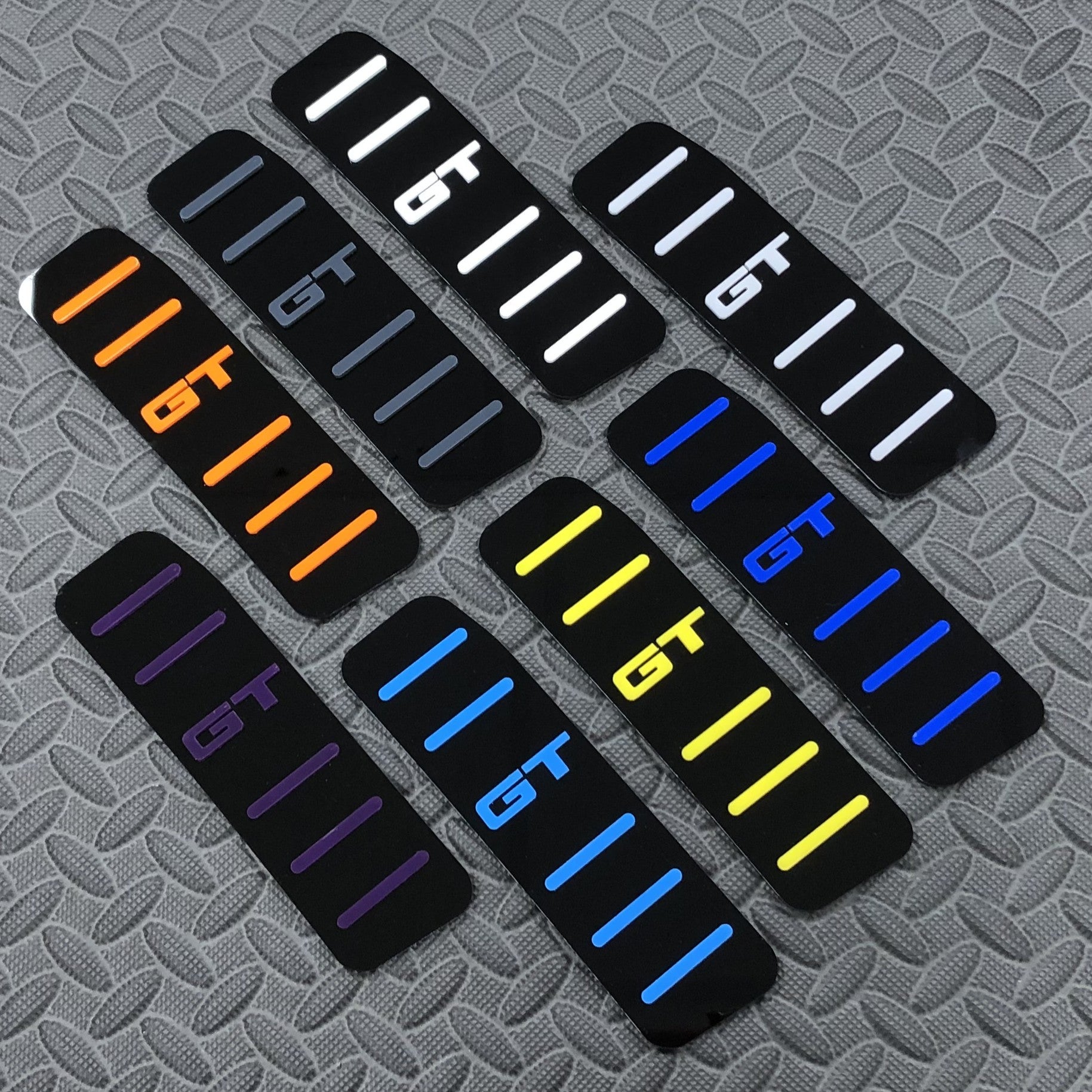 Mustang (6th Generation) Dead Pedal / Foot Rest Plate (4D Acrylic)