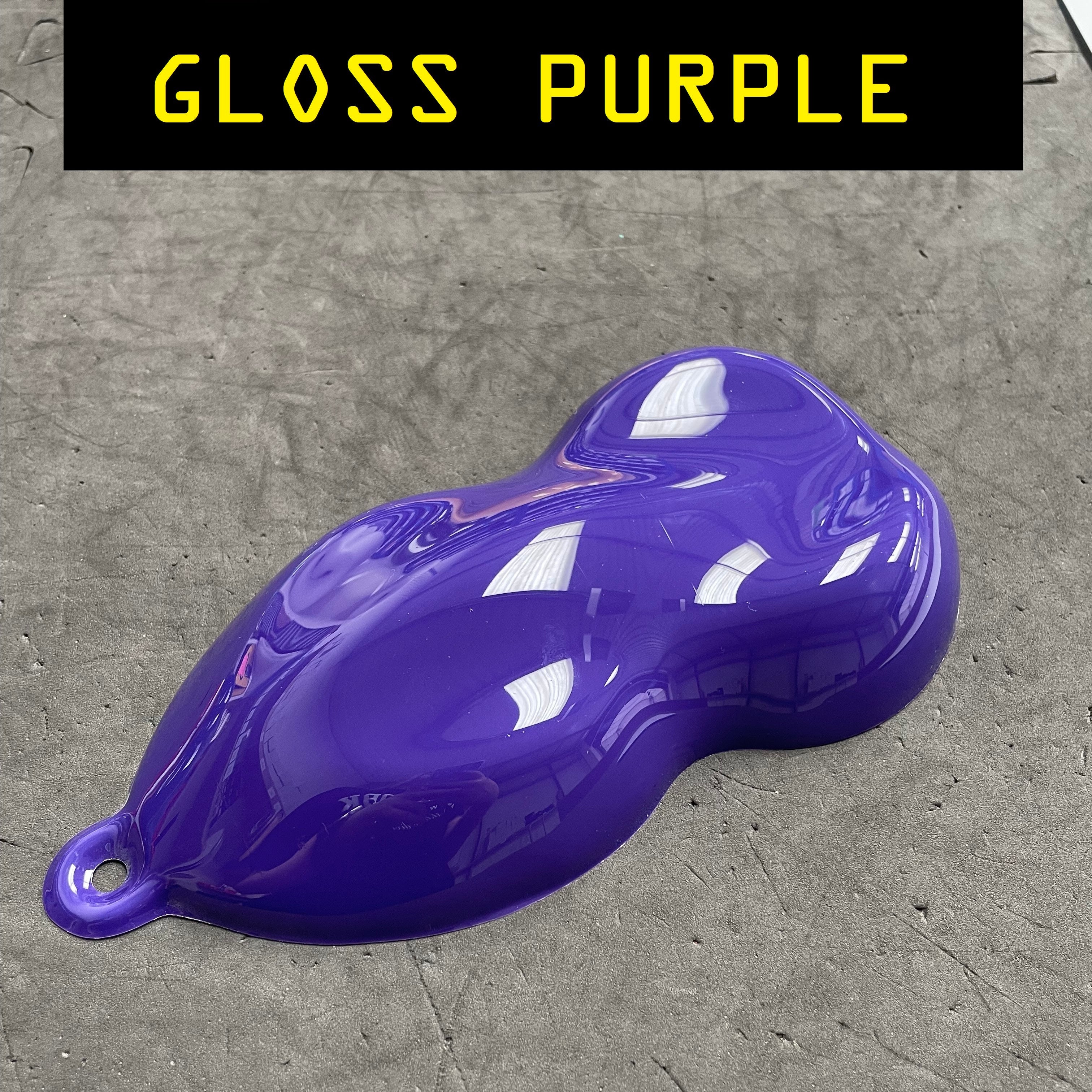 colour swatch gloss purple