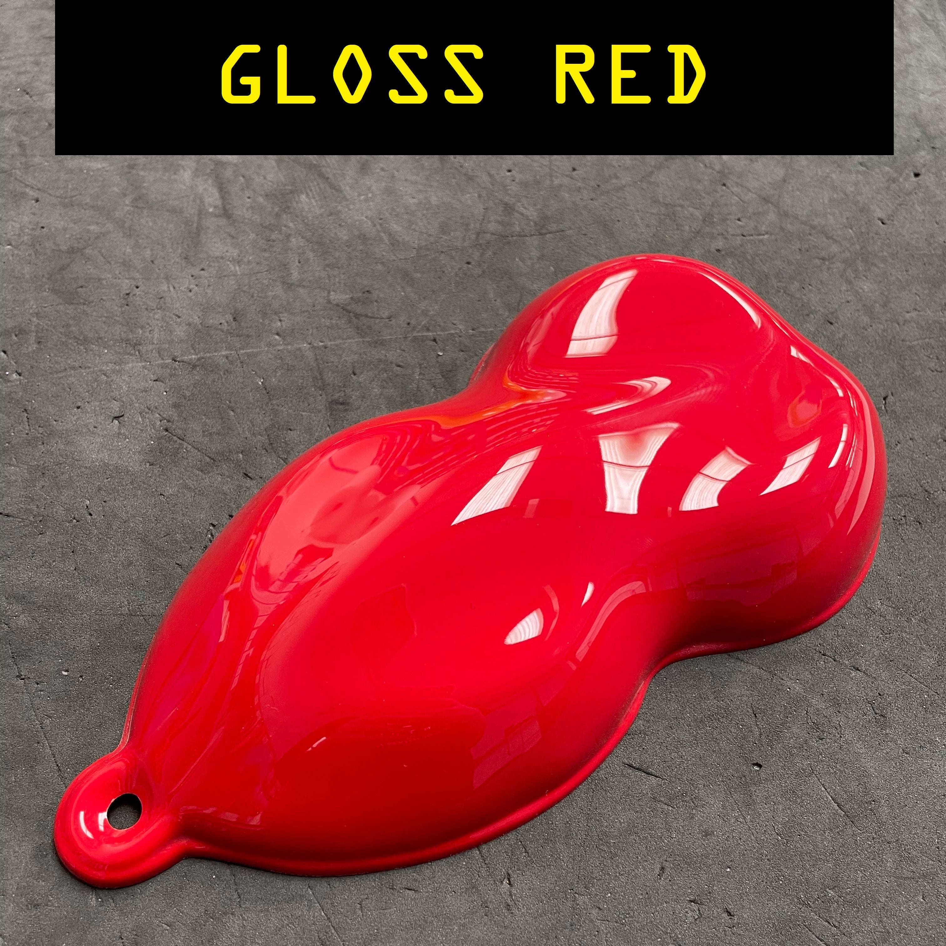 Gloss red colour swatch