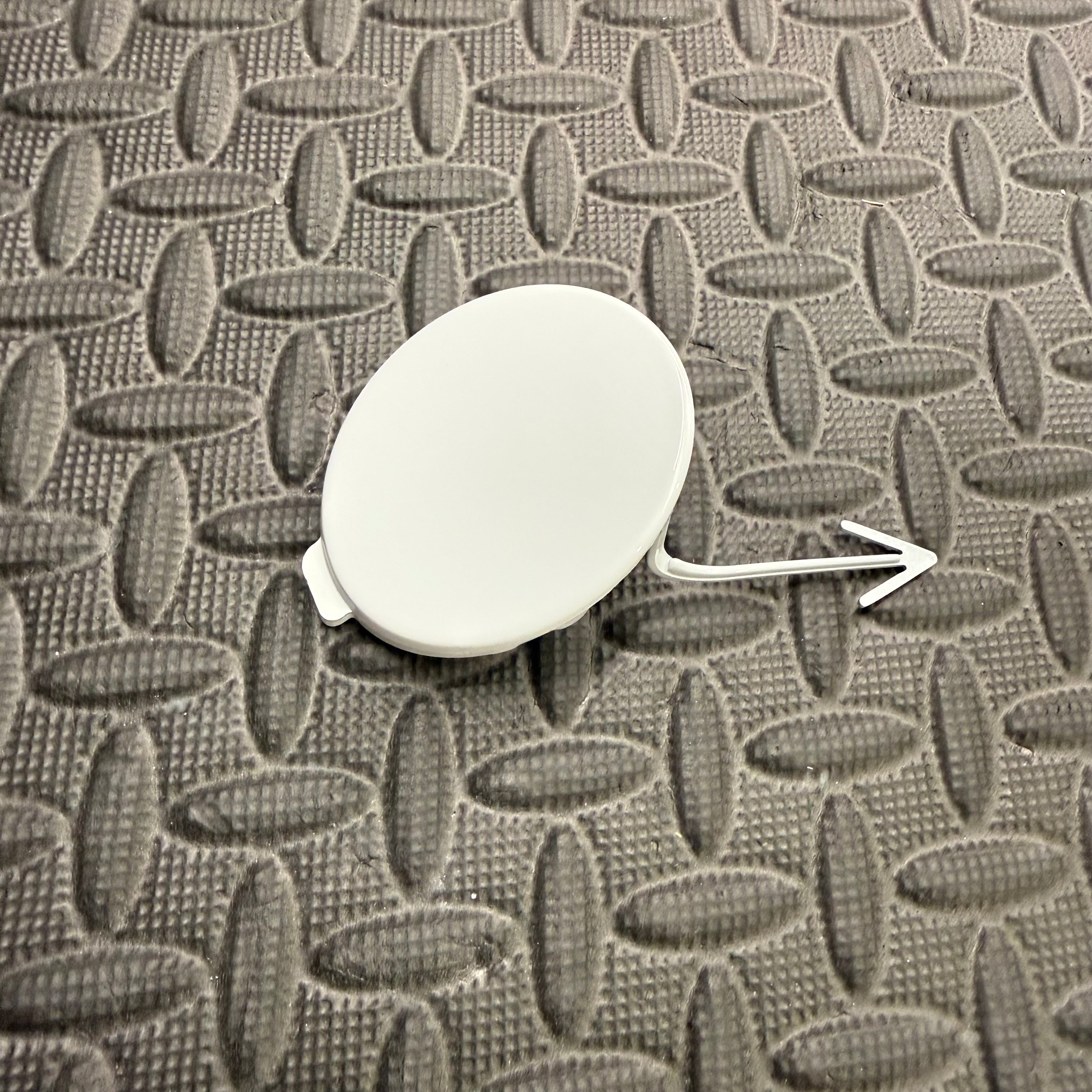 Genuine Ford Tow Eye Cover - Mk7.5 Fiesta ST180 - Painted Frozen White