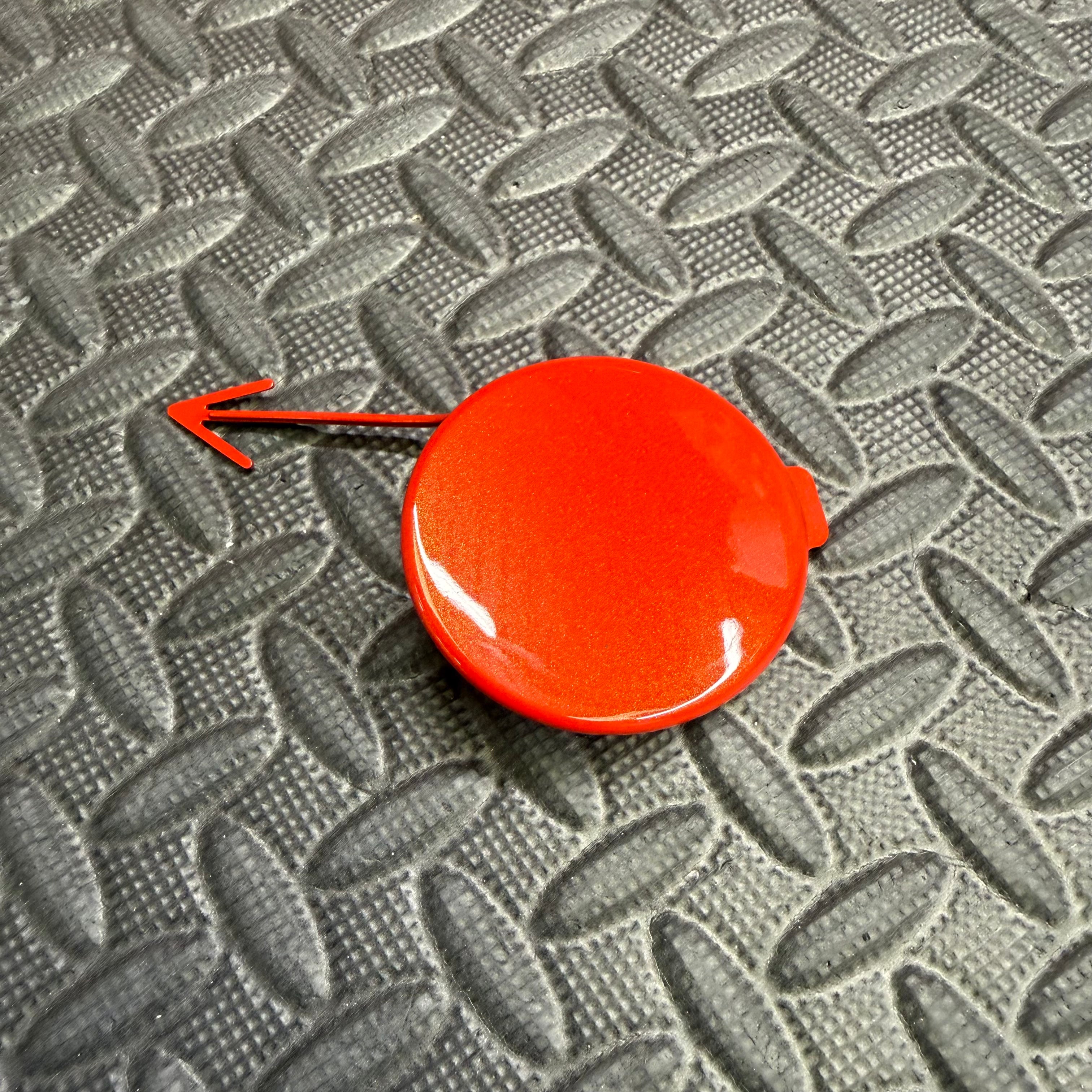 Genuine Ford Tow Eye Cover - Mk7.5 Fiesta ST180 - Painted Molten Orange