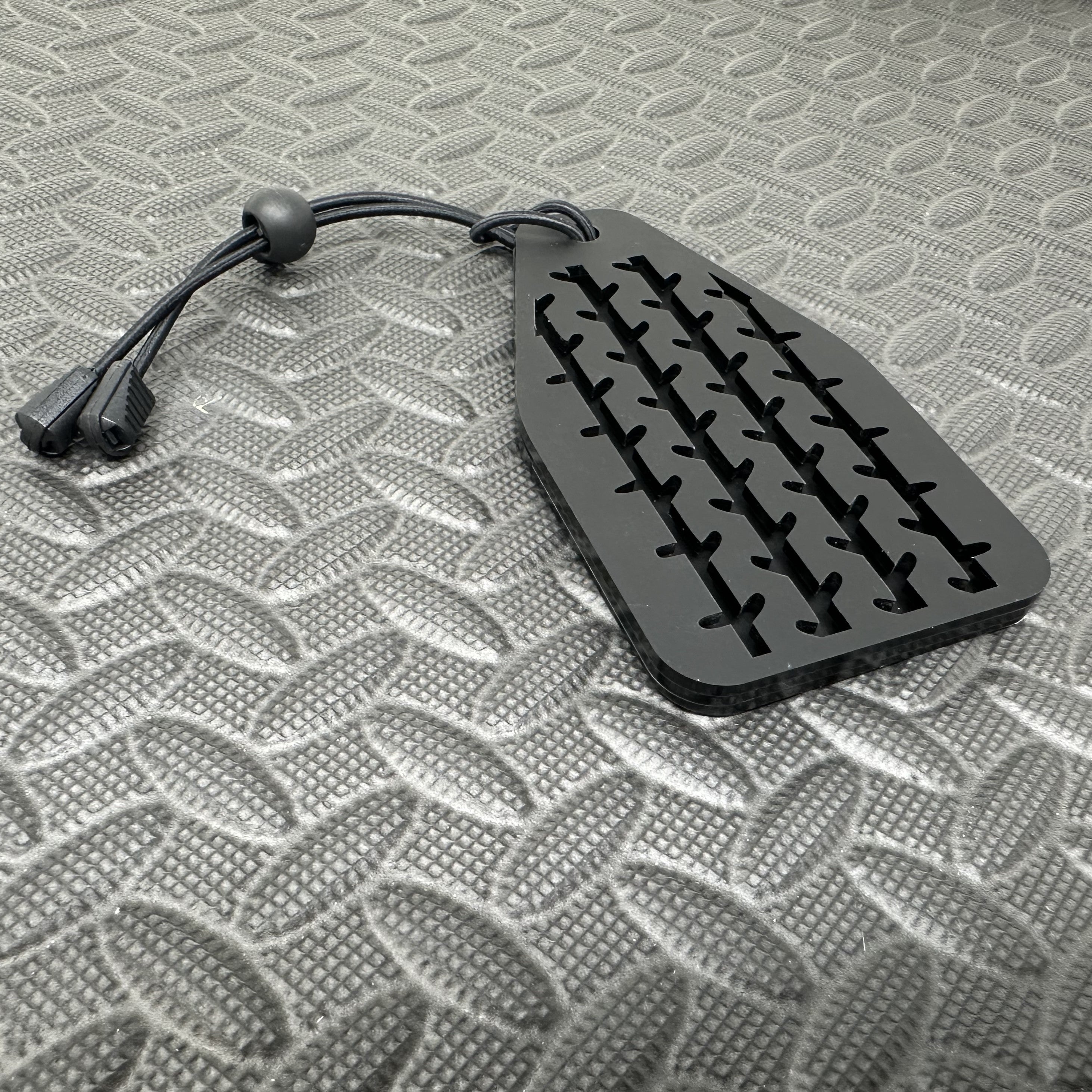 Proform Universal Air Freshener Holder- Satin Tread Pattern With Black Detail