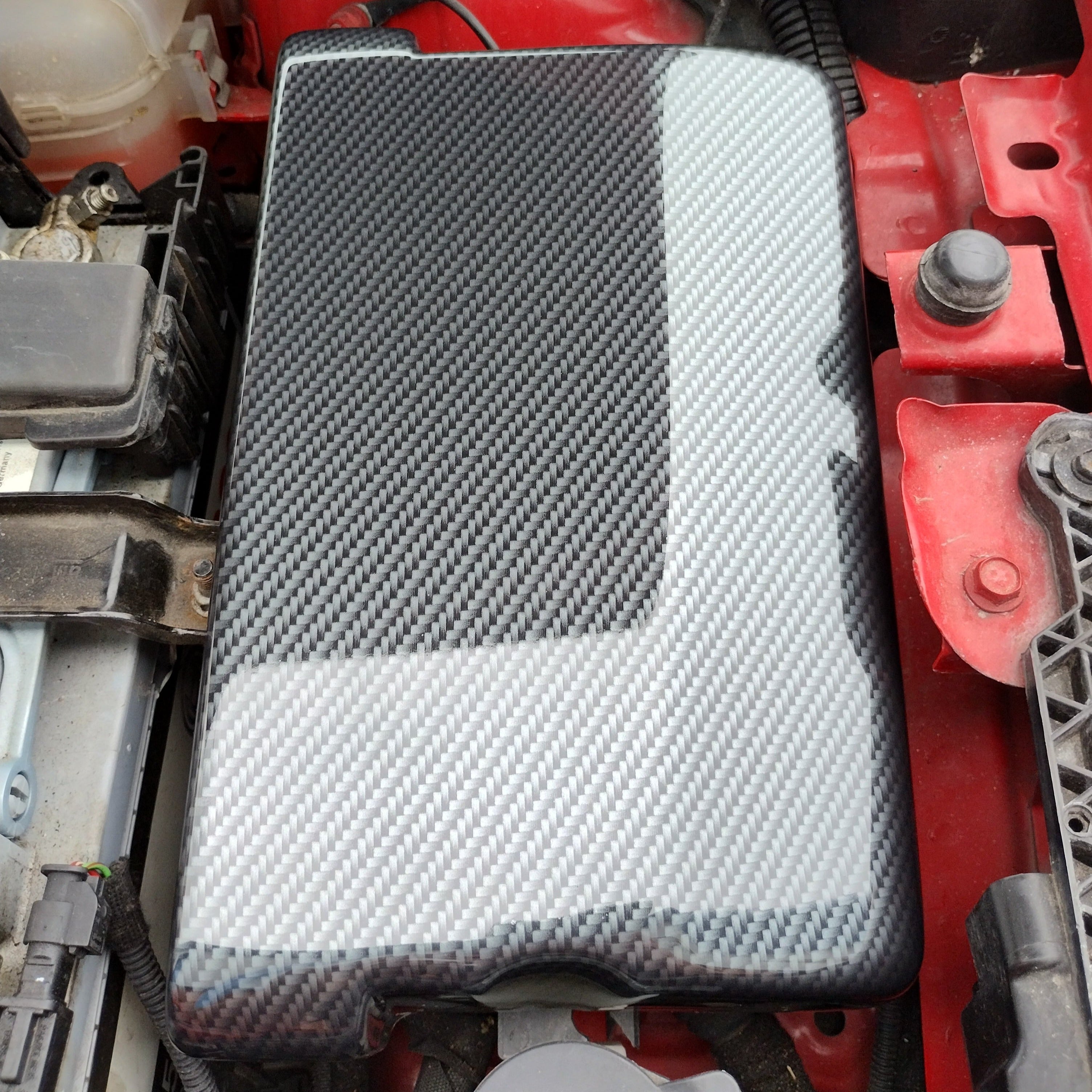 Proform Astra J Fuse Box Cover - Deluxe Carbon Fibre Effect