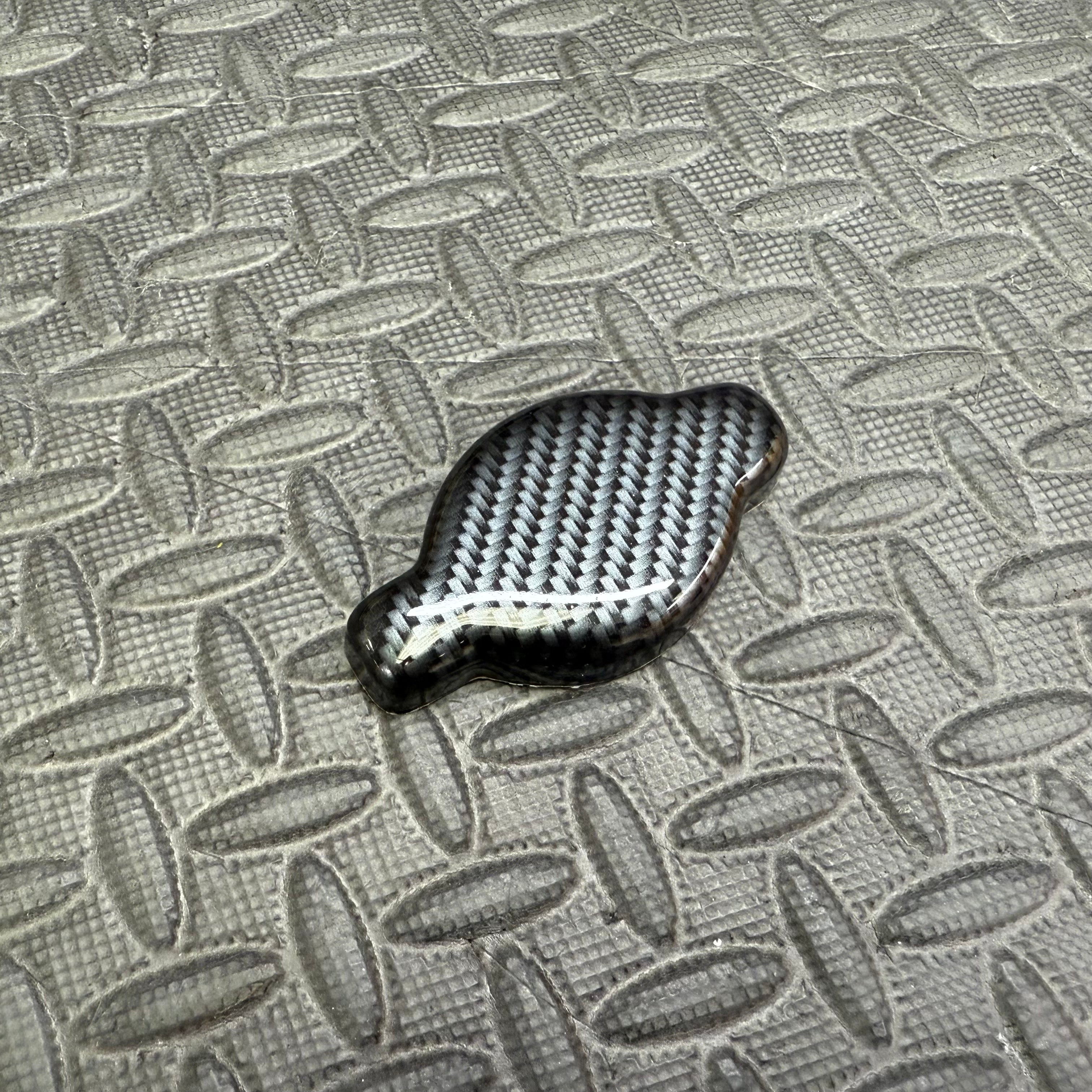 Proform Corsa Washer Bottle Cap Cover - Deluxe Carbon Fibre Effect