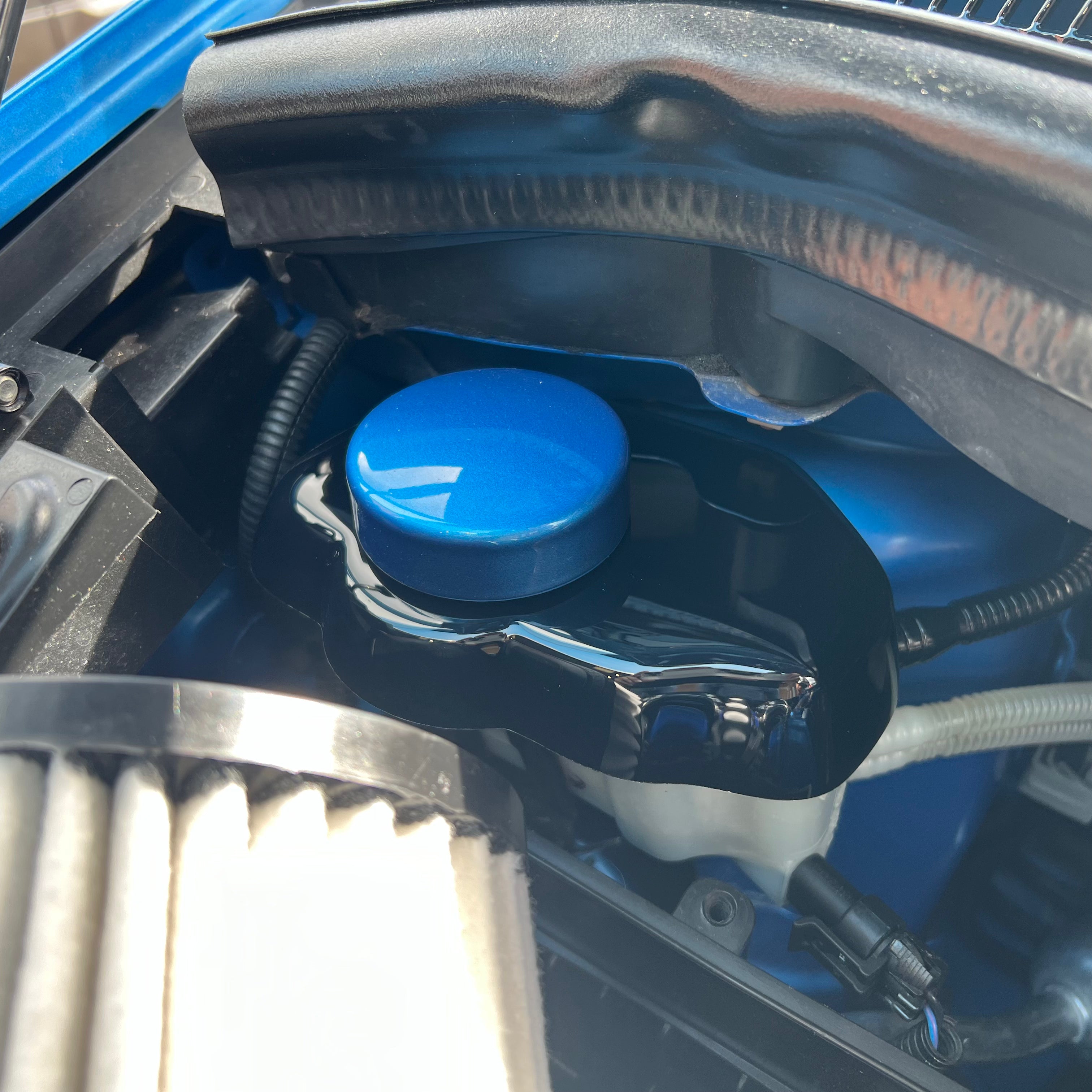 Proform Corsa D/E Brake Reservoir Cover - Gloss Black Plastic