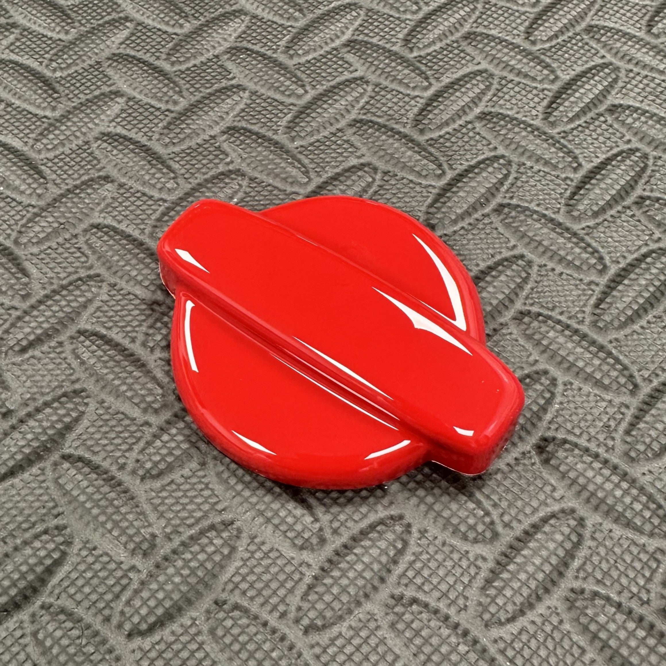 Proform Screen Washer Bottle Cap Cover (Plastic Finishes) - Fits Hyundai i20 / i30 / Kona N / Veloster N - Gloss Red Plastic
