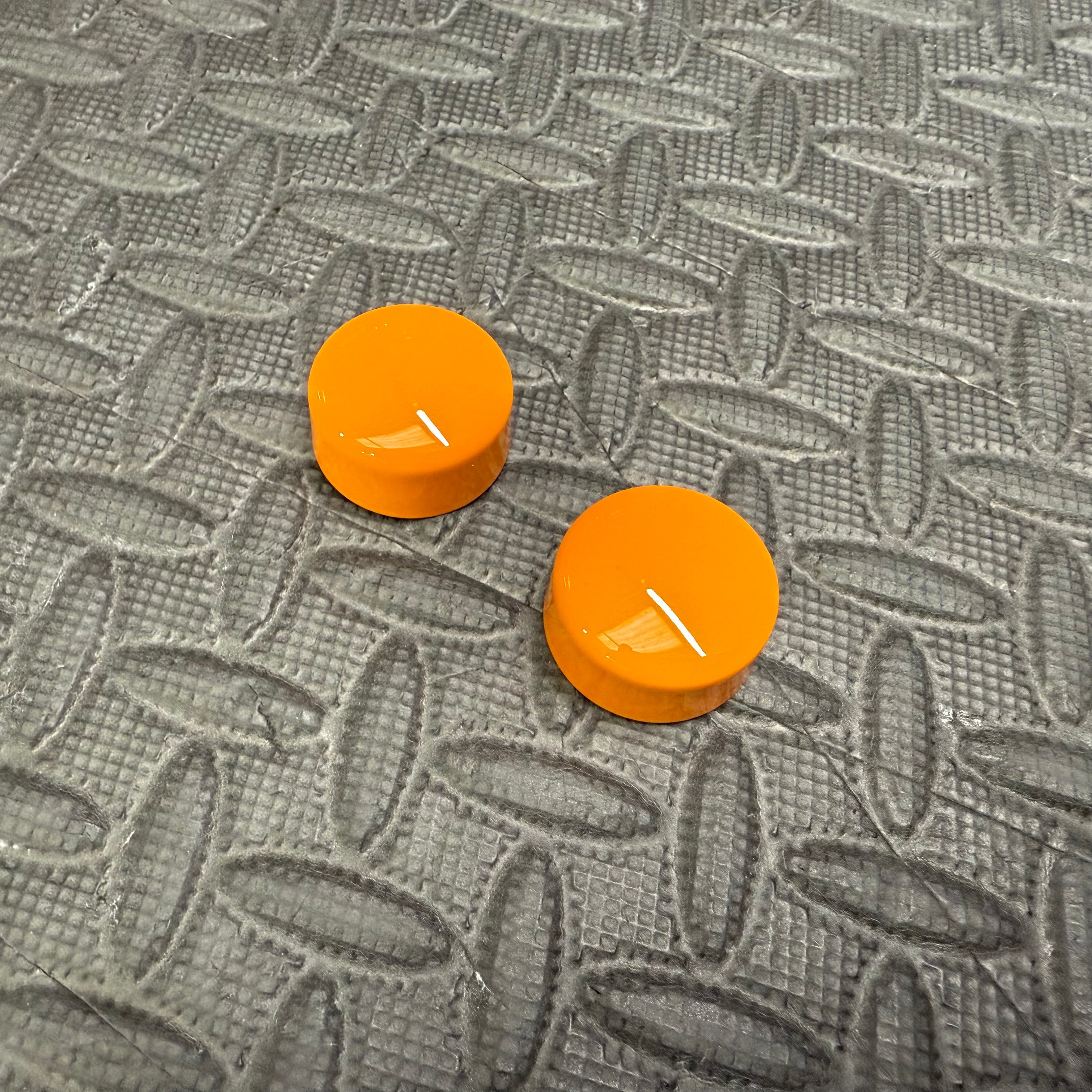 Proform Wiper Arm Bolt Rubber Covers - Gloss Orange Plastic