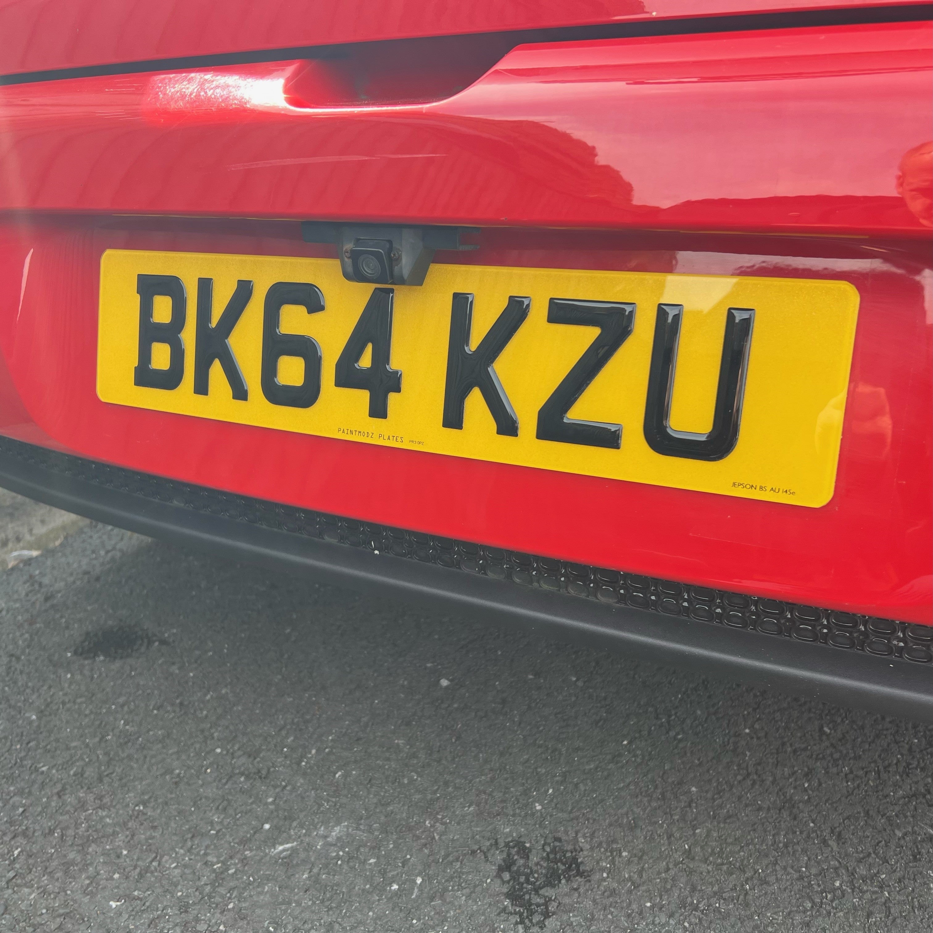 Number Plates 3D Gel - Road Legal