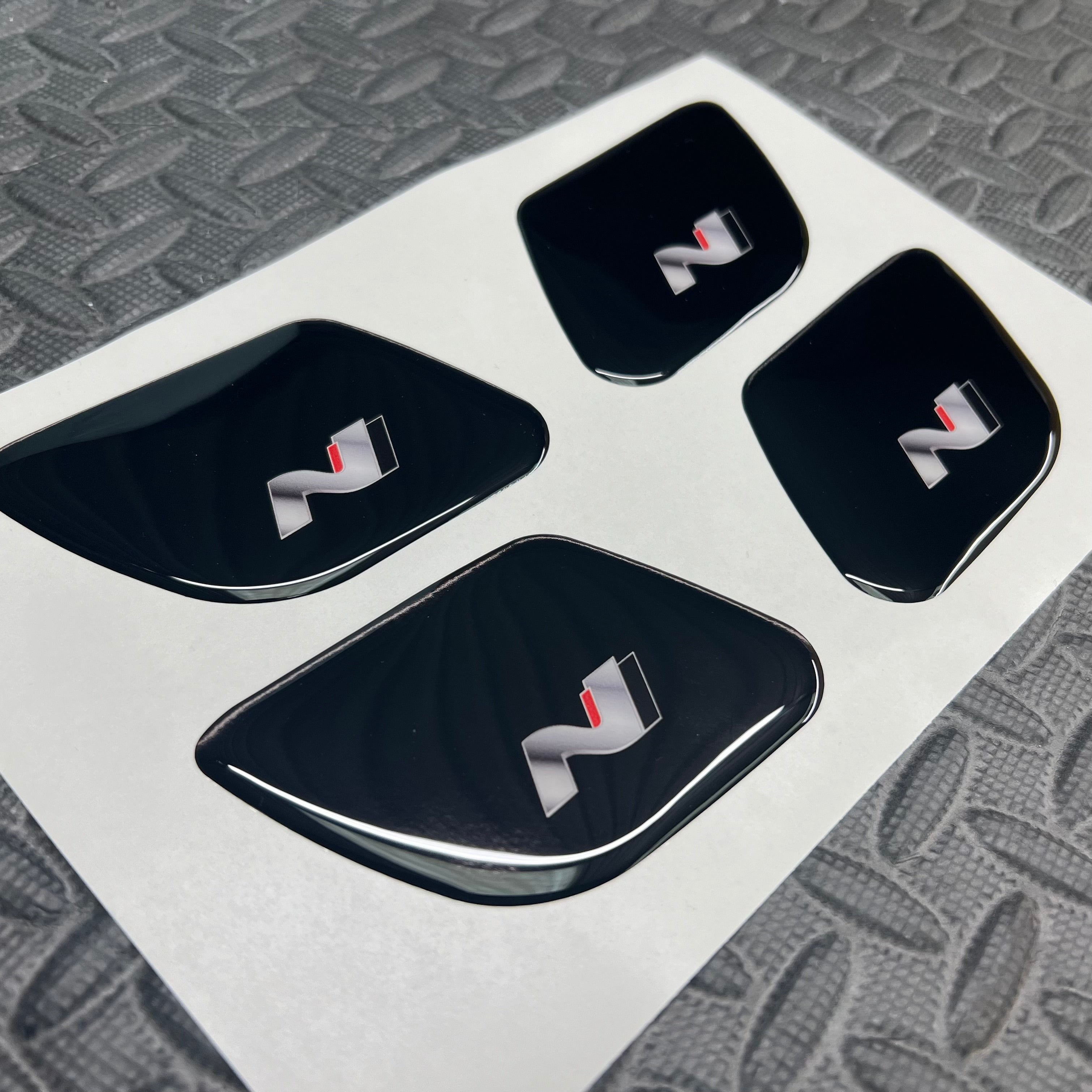 Hyundai i20N Door Pull Gel Badges