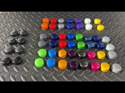 Wiper arm rubber nut covers