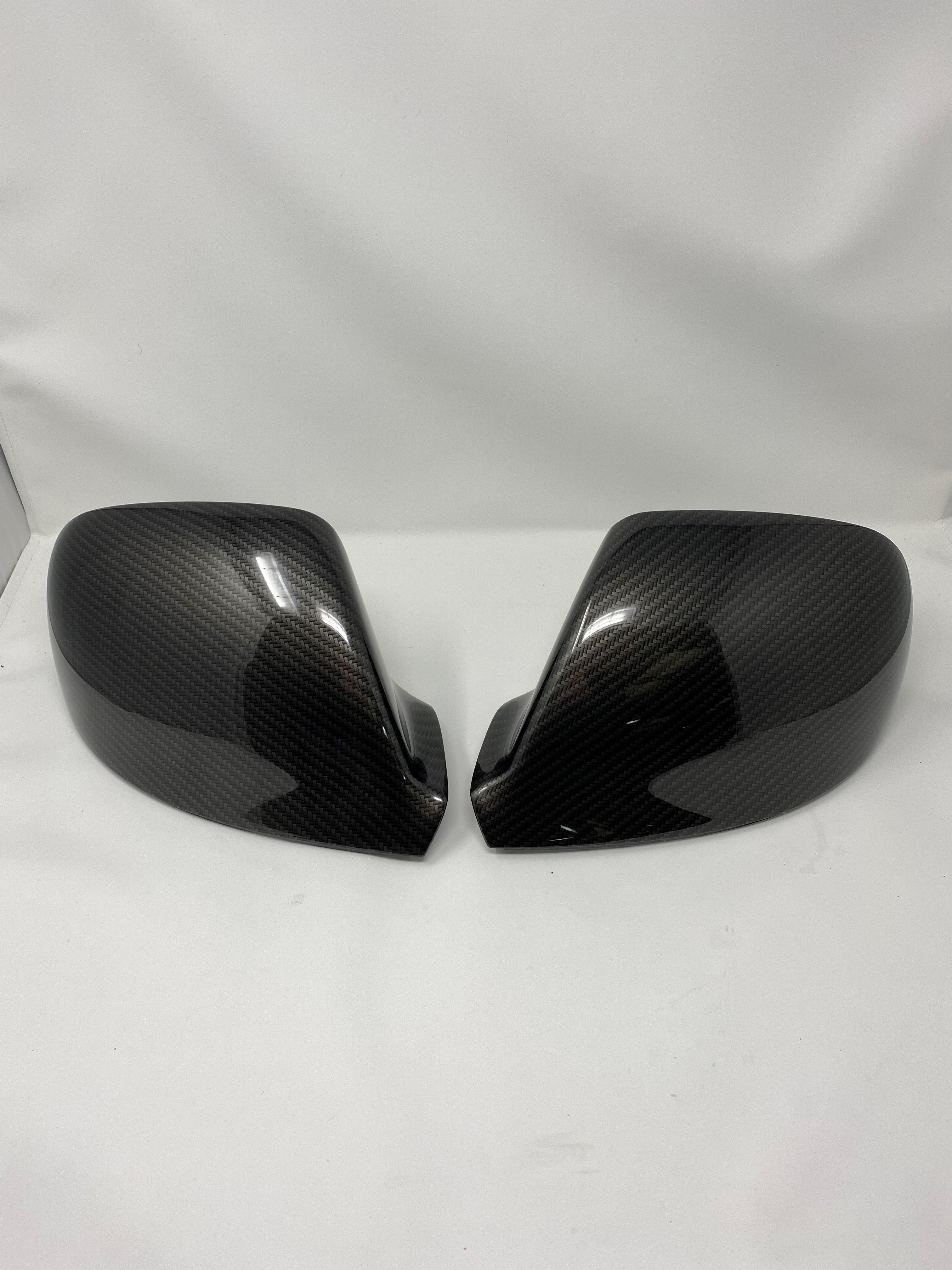 Mirror Caps - Gloss Black - Volkswagen Transporter T5 10-15 & T6 15 >
