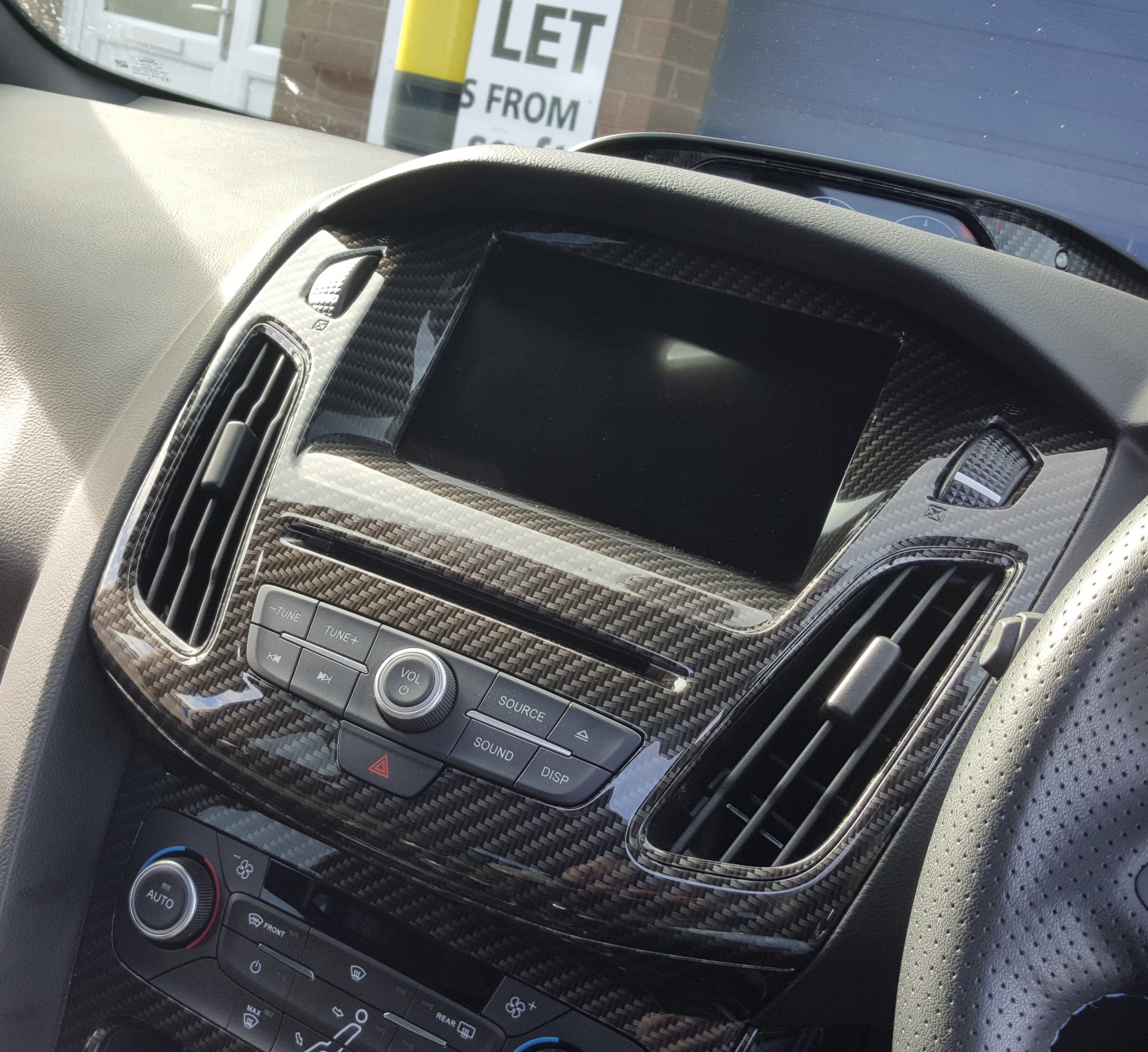 Genuine Ford Centre Console Screen Surround - Mk3.5 Focus inc ST/RS (Painted/Hydrodipped Finishes)