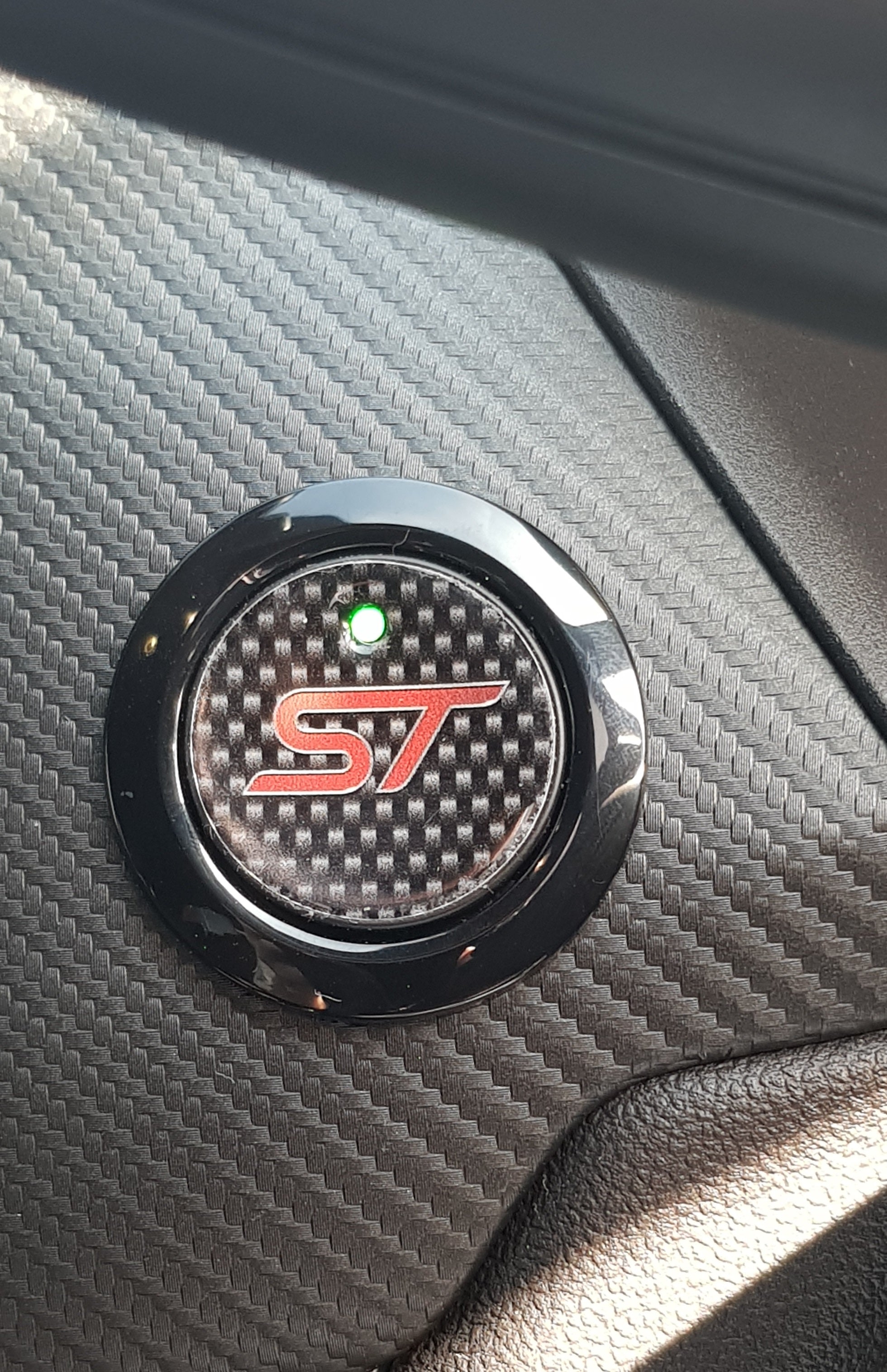 Push button start badges Ford ST