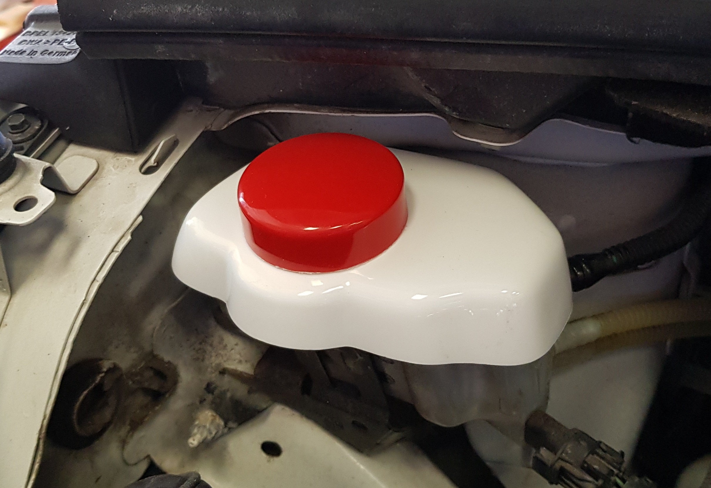 Proform Brake Fluid Reservoir Cap Cover - Vauxhall / Opel Corsa E inc VXR OPC (Plastic Finishes)