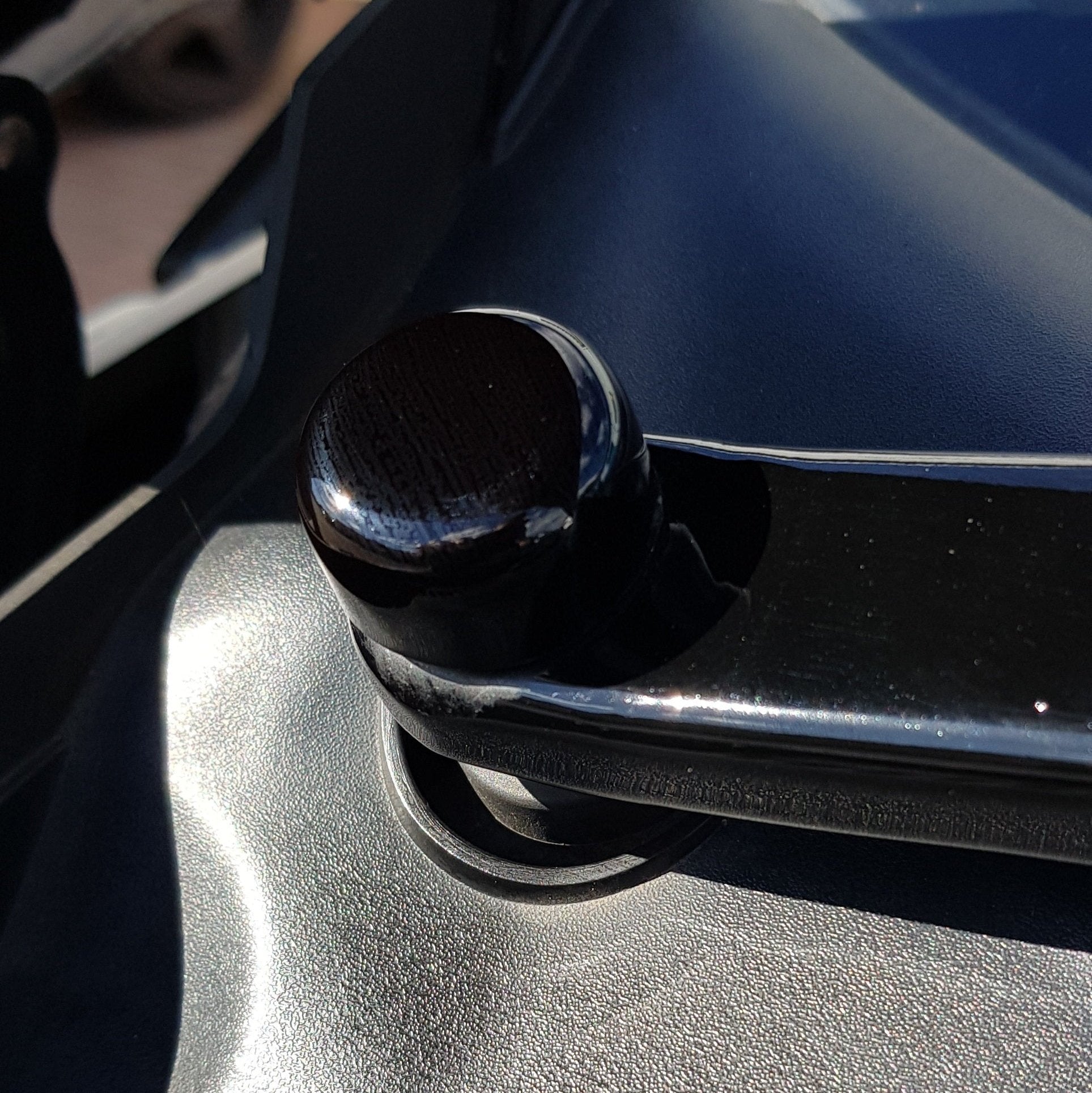 Wiper arm rubber nut covers