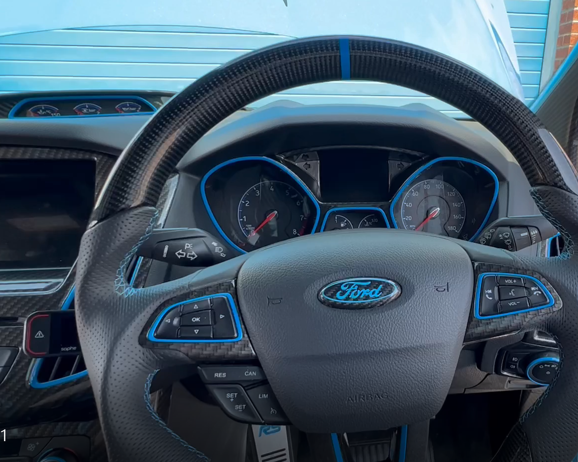 Mk3.5 Focus RS/ST - Carbon Hydrodipped Full Exchange Basis Interior Kit With Free Fitting - RHD