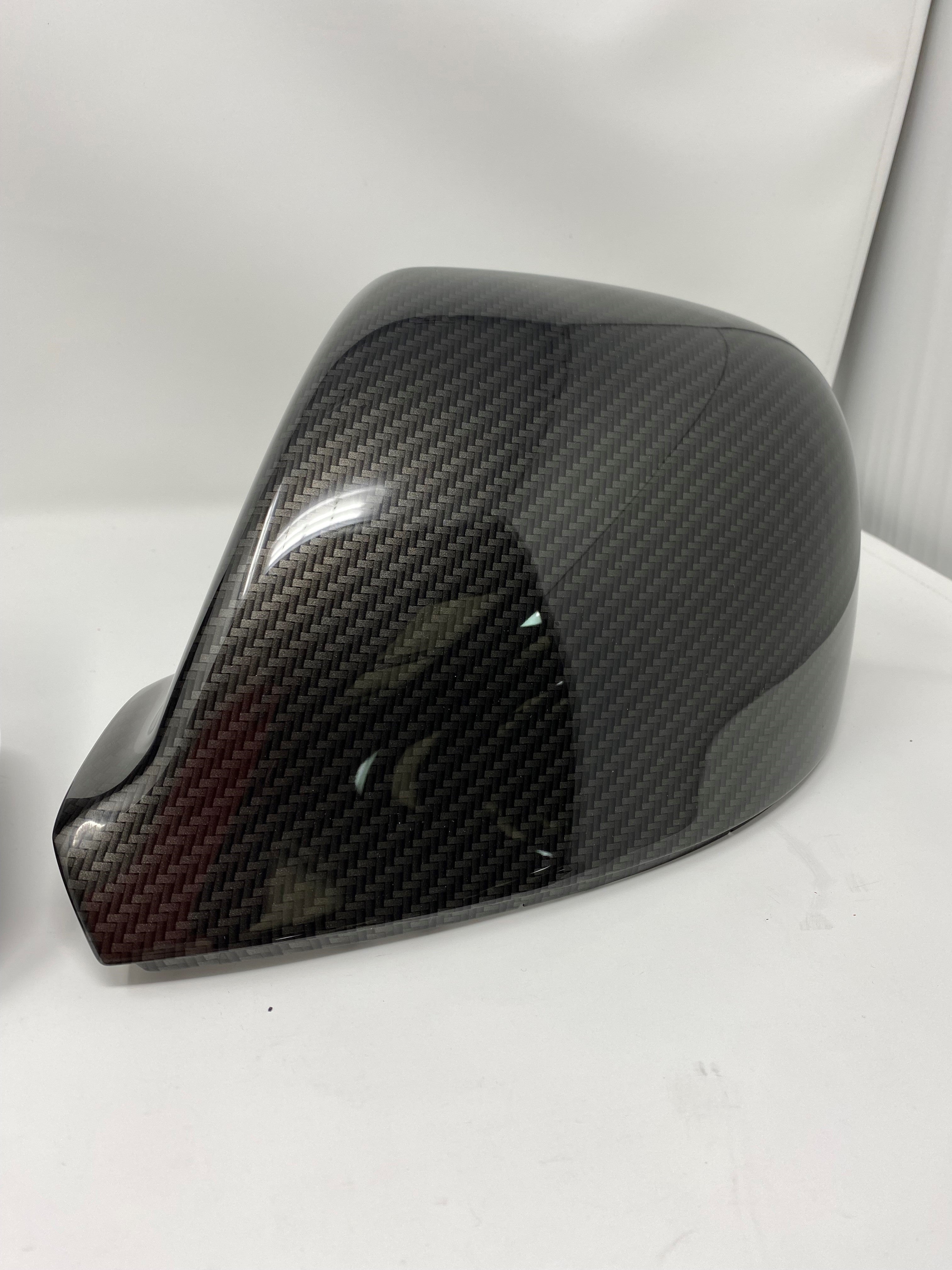 Mirror Caps - Gloss Black - Volkswagen Transporter T5 10-15 & T6 15 >