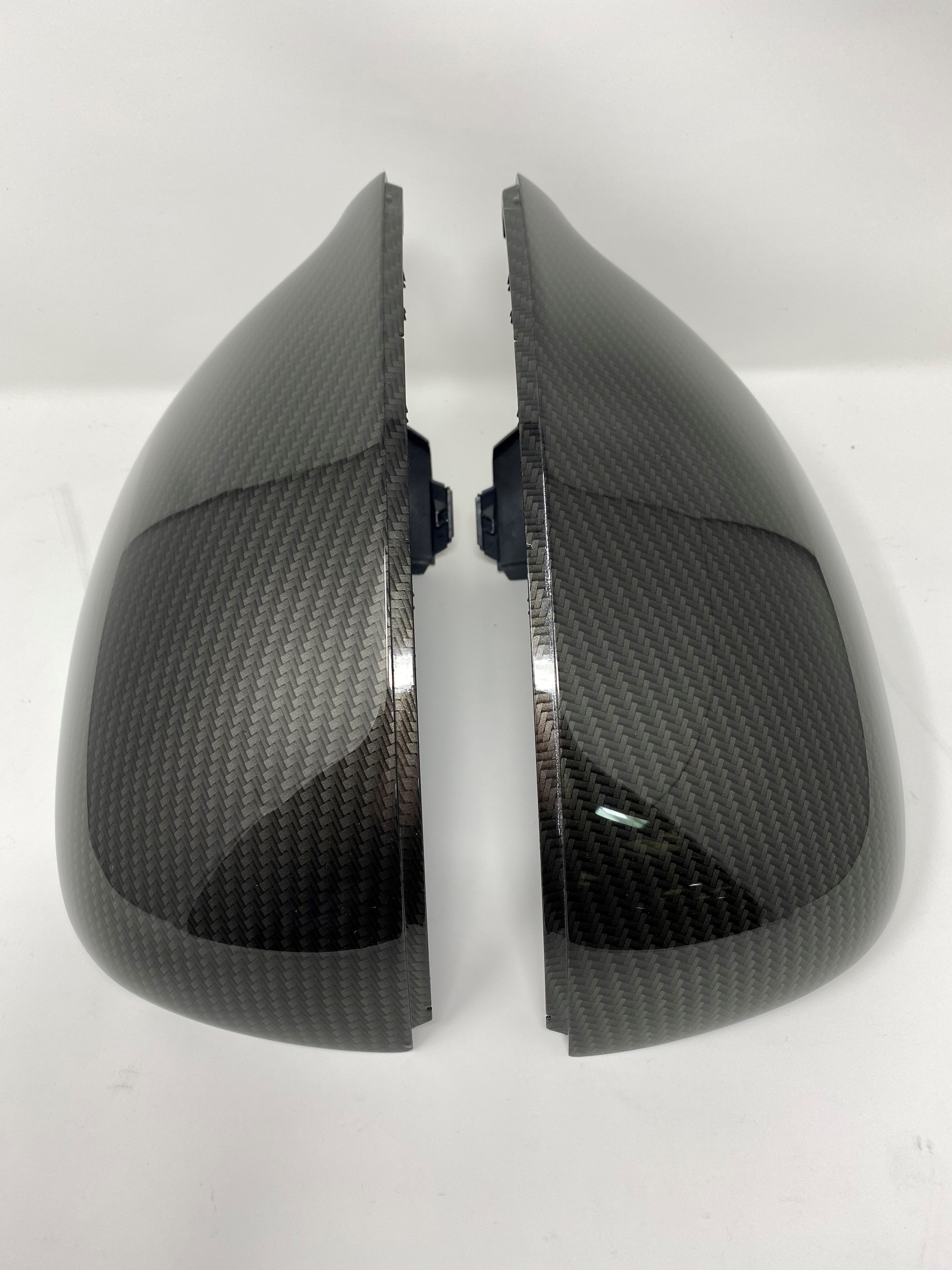 Mirror Caps - Gloss Black - Volkswagen Transporter T5 10-15 & T6 15 >
