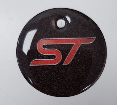 Startknopf-Overlay-Emblem – Fiesta Mk8 / Puma Mk2 ST / Focus Mk4/4.5 ST