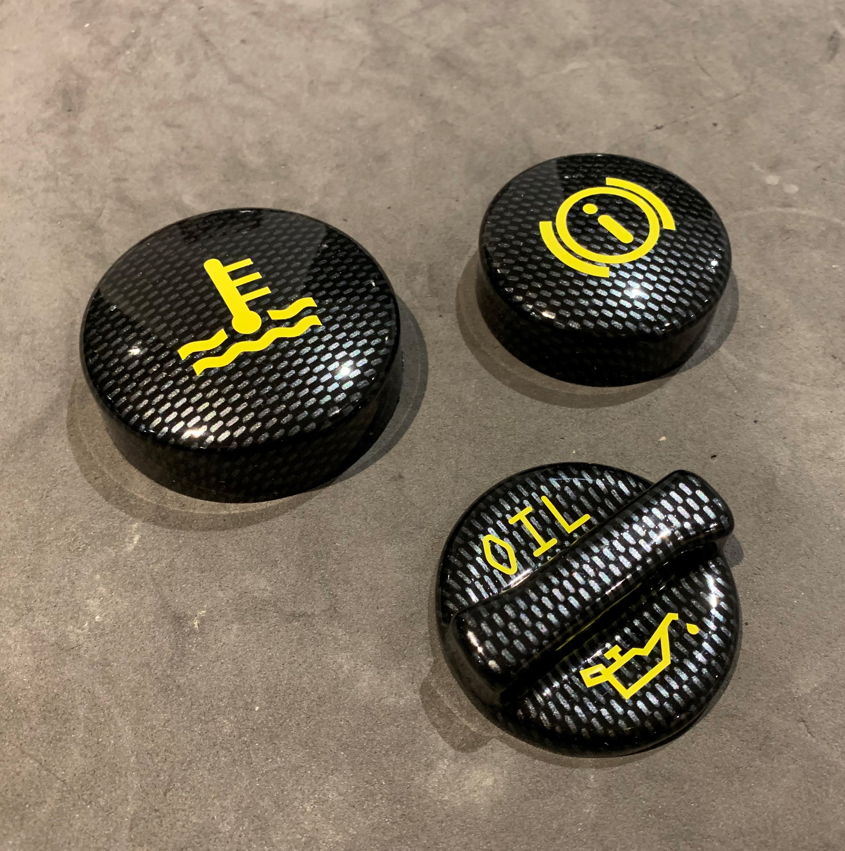 Proform Custom Cap Vinyl Sticker Set - Yellow