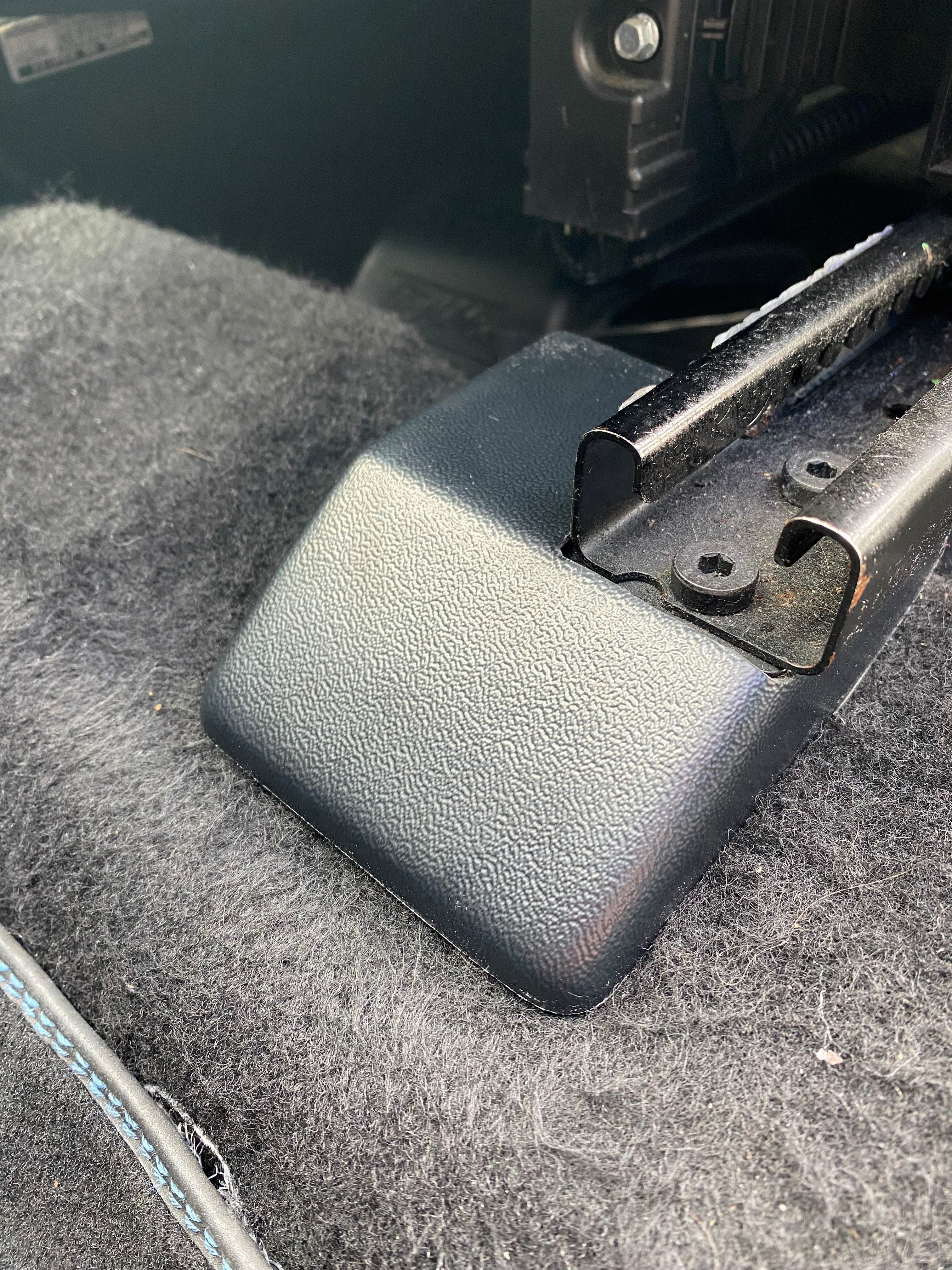 Proform Seat Rail End Covers (Fronts) - Mk2.5 Focus RS - Textured OEM Plastic