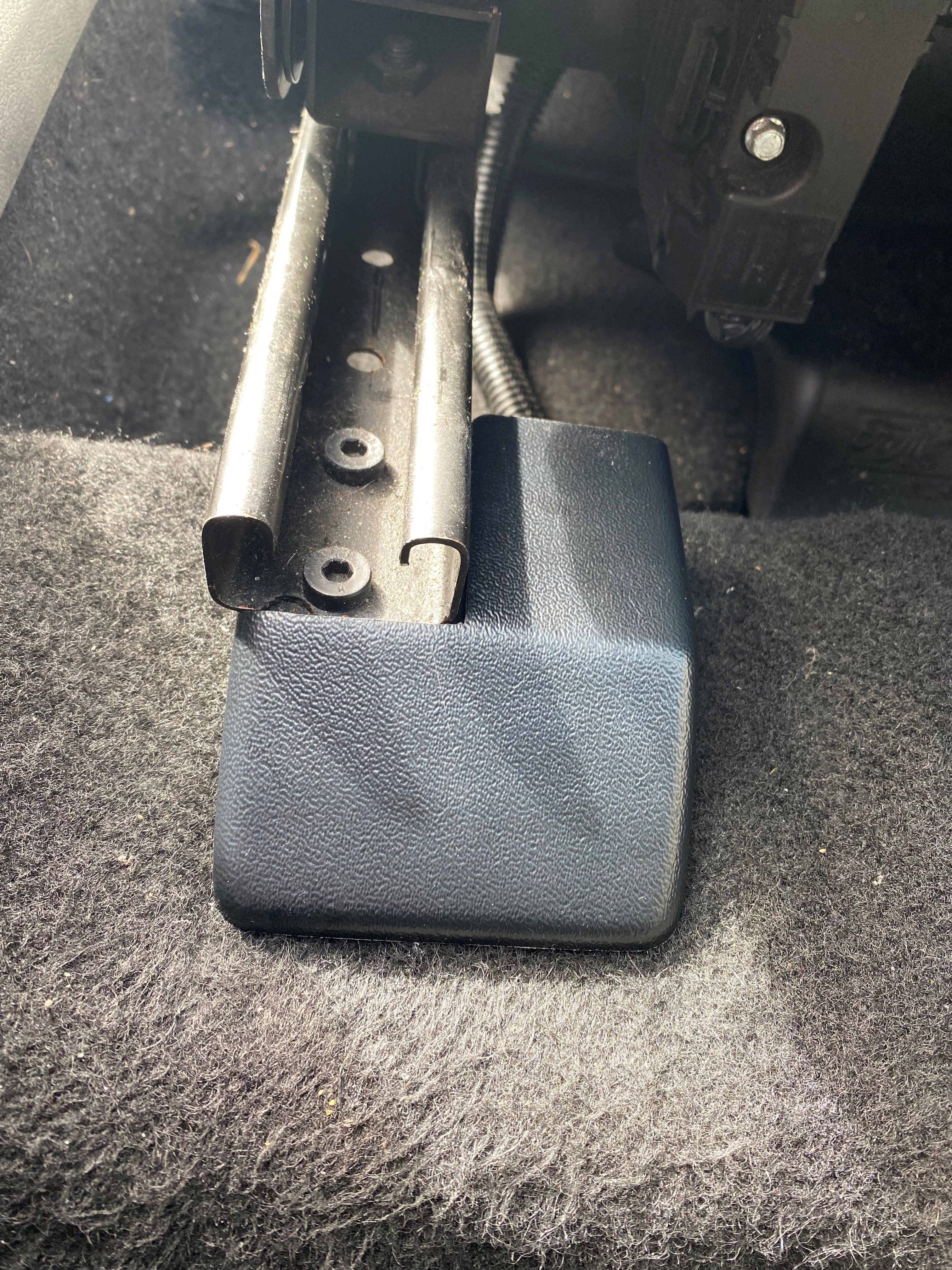 Proform Seat Rail End Covers (Fronts) - Mk2.5 Focus RS - Textured OEM Plastic