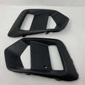 Cache Antibrouillard Pour Audi A1 (2010-2014) - Noir ABS - Grille De Pare-chocs Avant - Protection Et Style - Paire - 1