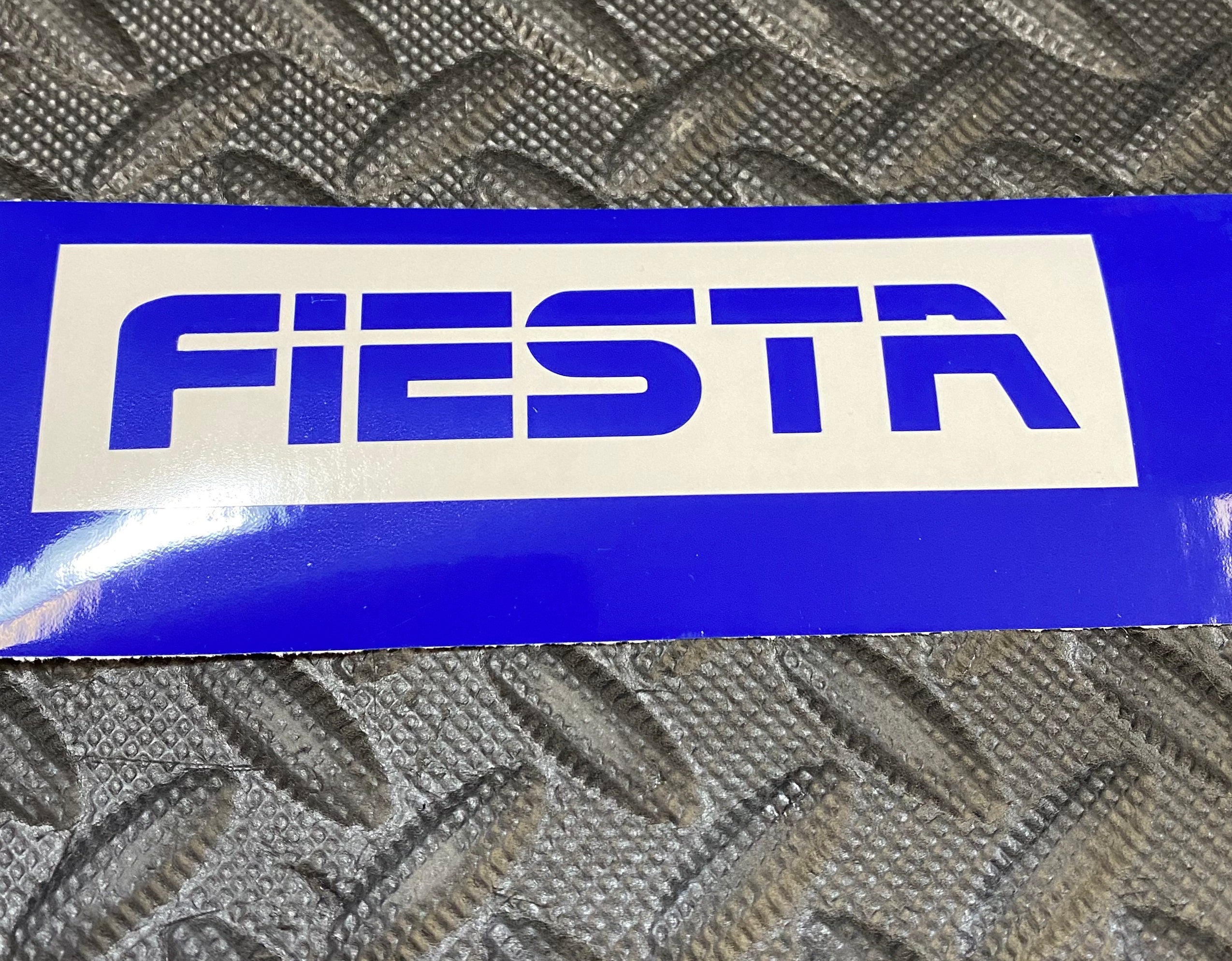 Autocollants en vinyle avec logo Fiesta (paire)