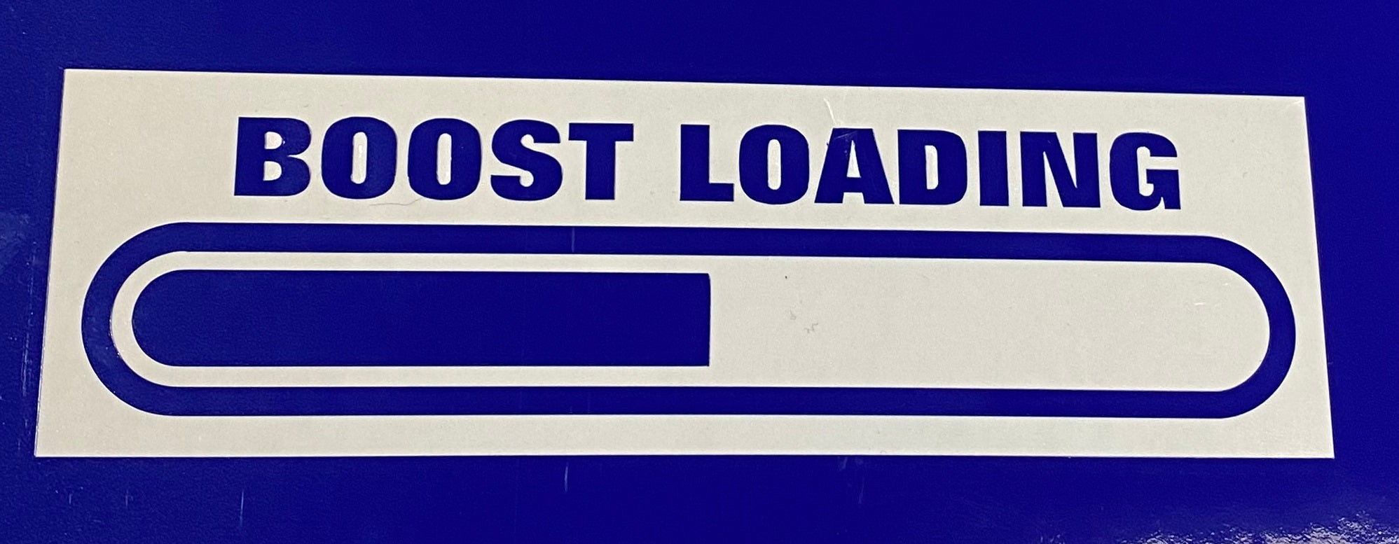 Autocollant en vinyle Boost Loading