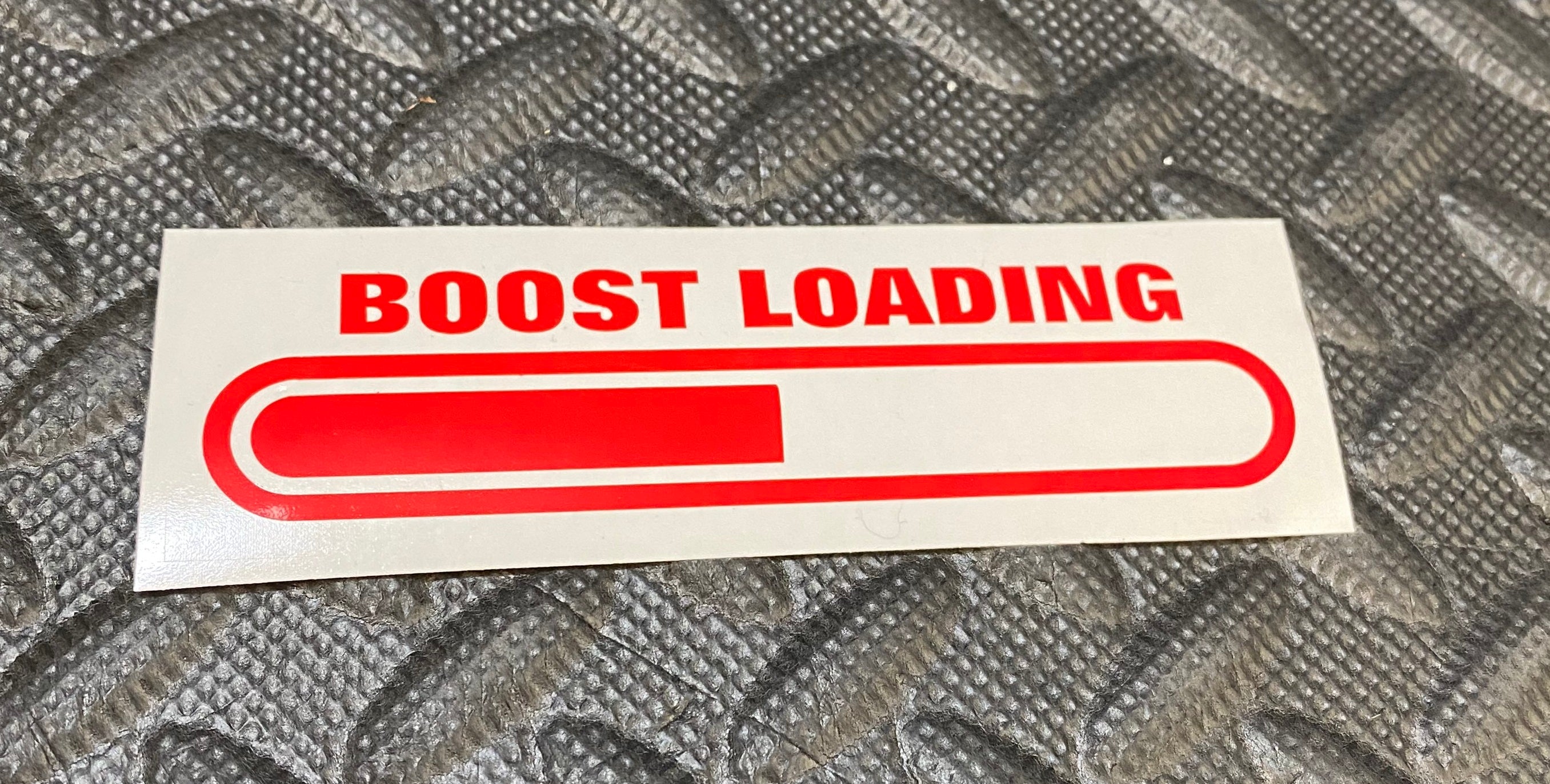 Autocollant en vinyle Boost Loading