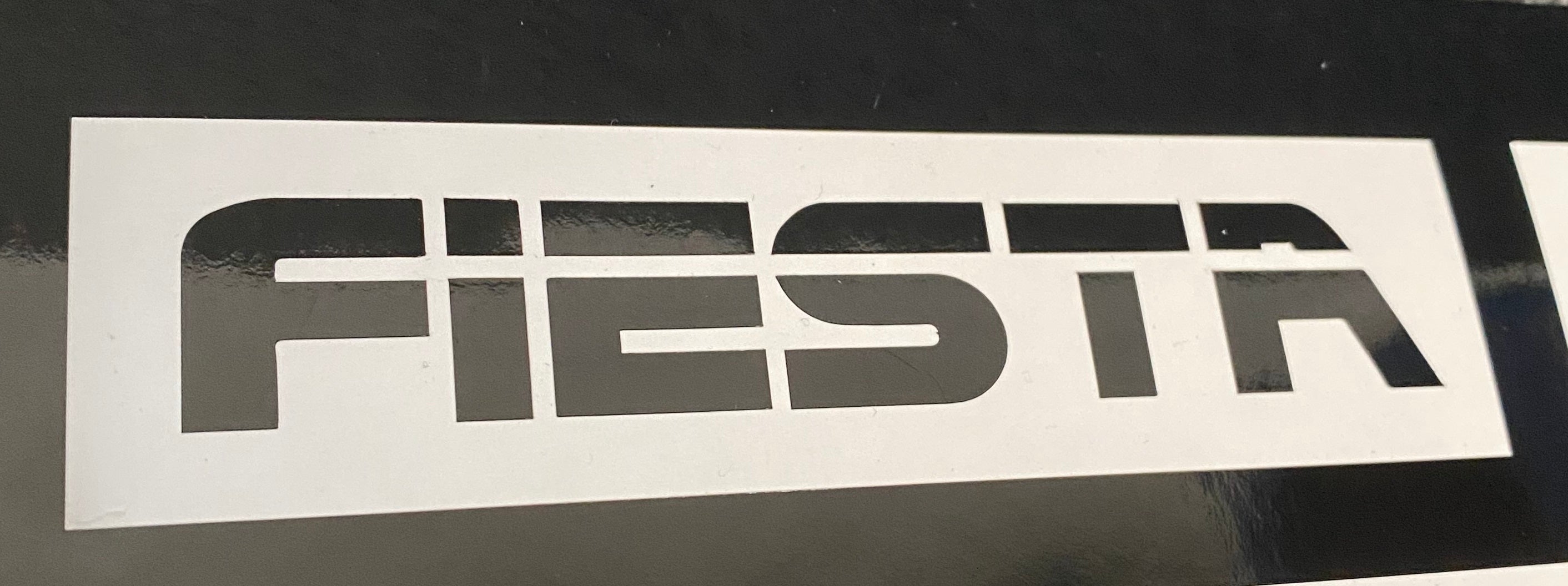 Autocollants en vinyle avec logo Fiesta (paire)