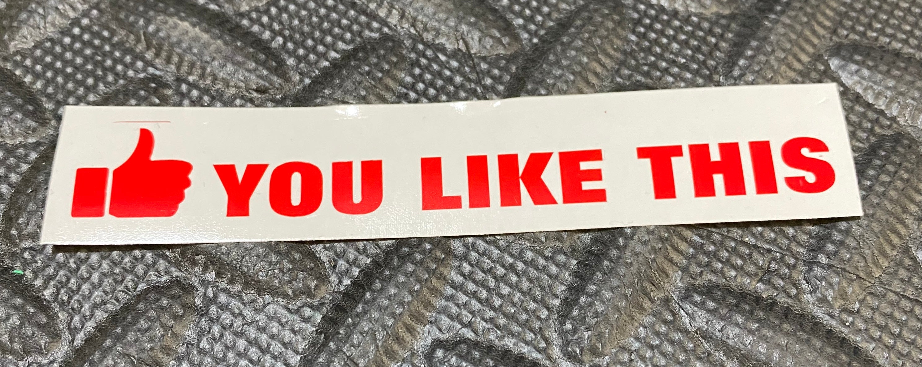 „You Like This“-Vinyl-Aufkleber (Paar)