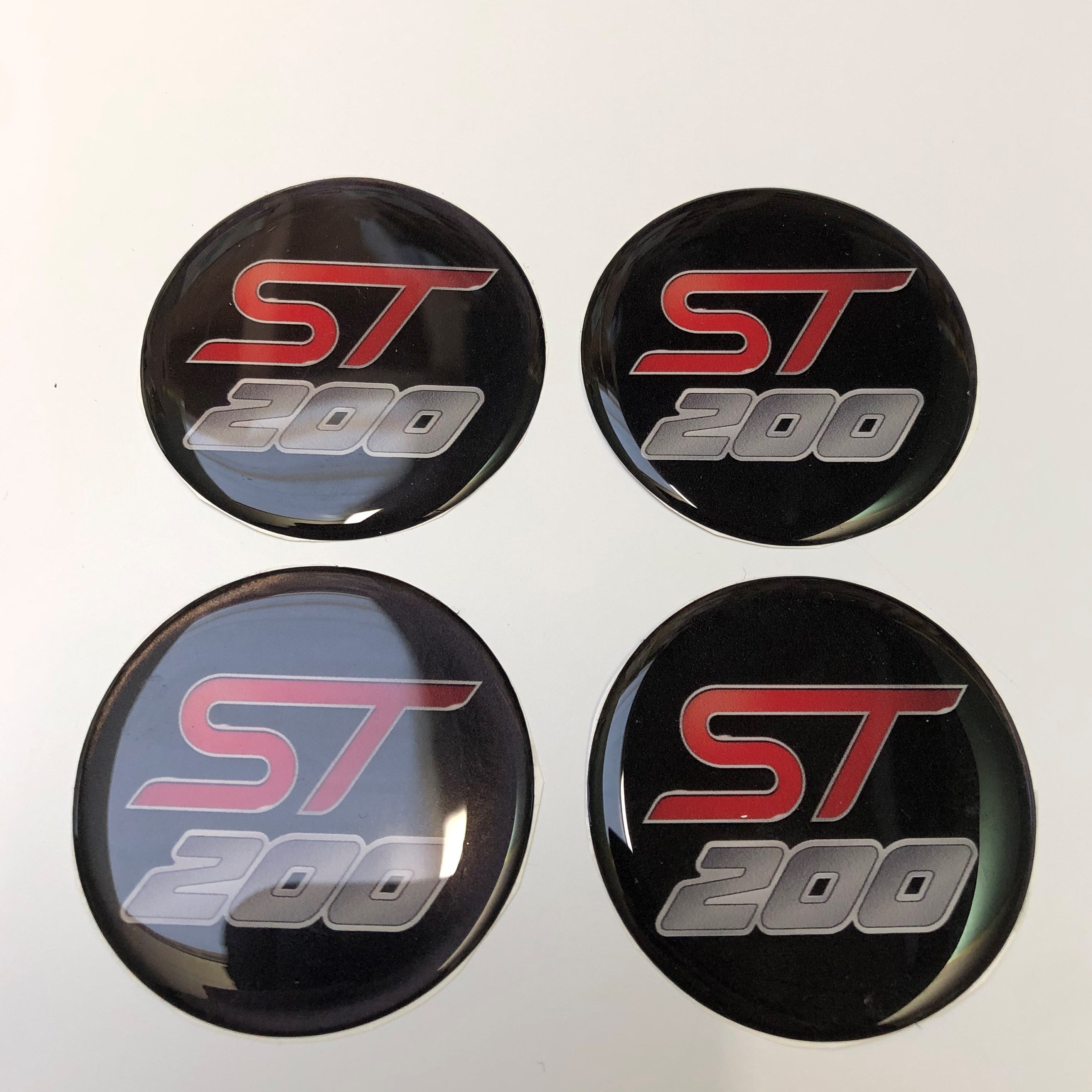 Wheel Centre Cap Gel Overlays for 55mm Centre Caps (Set of Four)