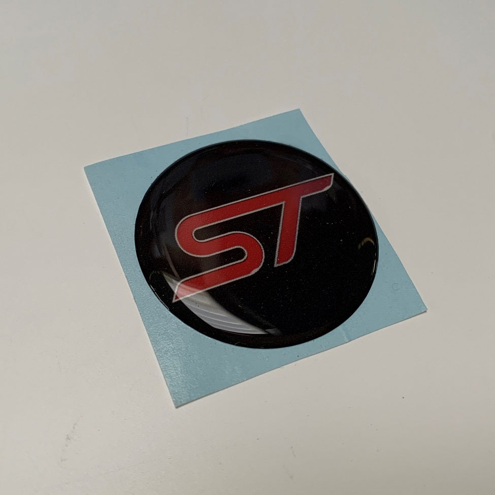 Door Lock Barrel Overlay Badge ST