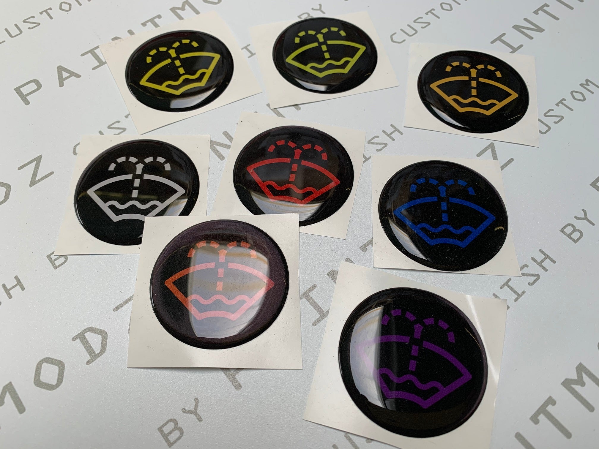 Washer Logo Circular Gel Badge 43mm