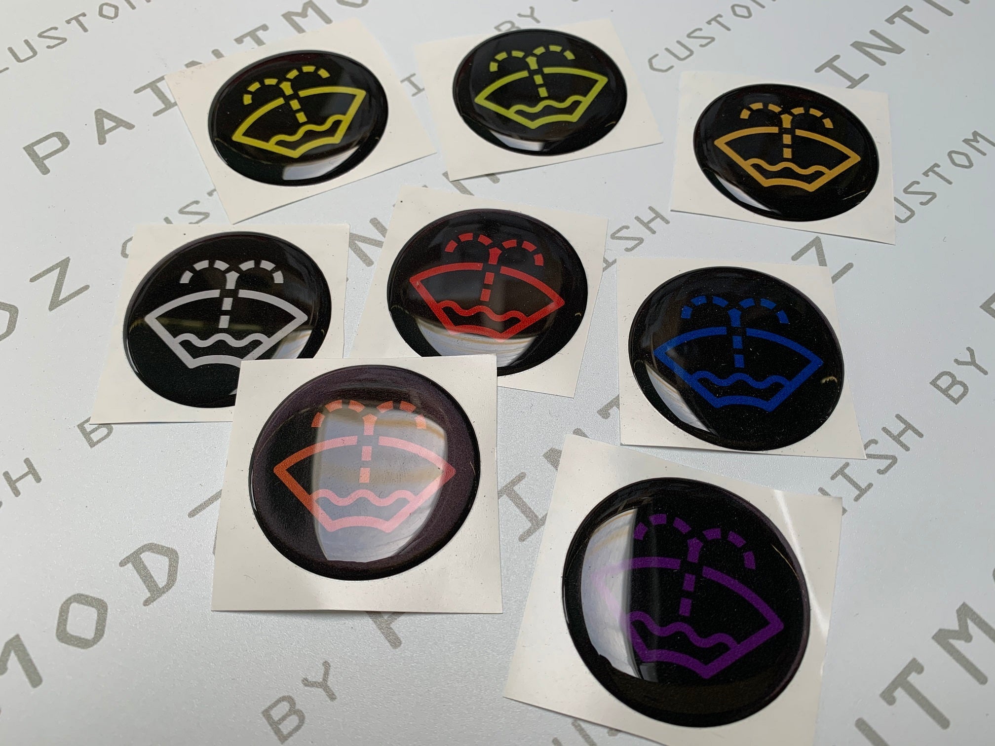 Washer Logo Circular Gel Badge 21mm